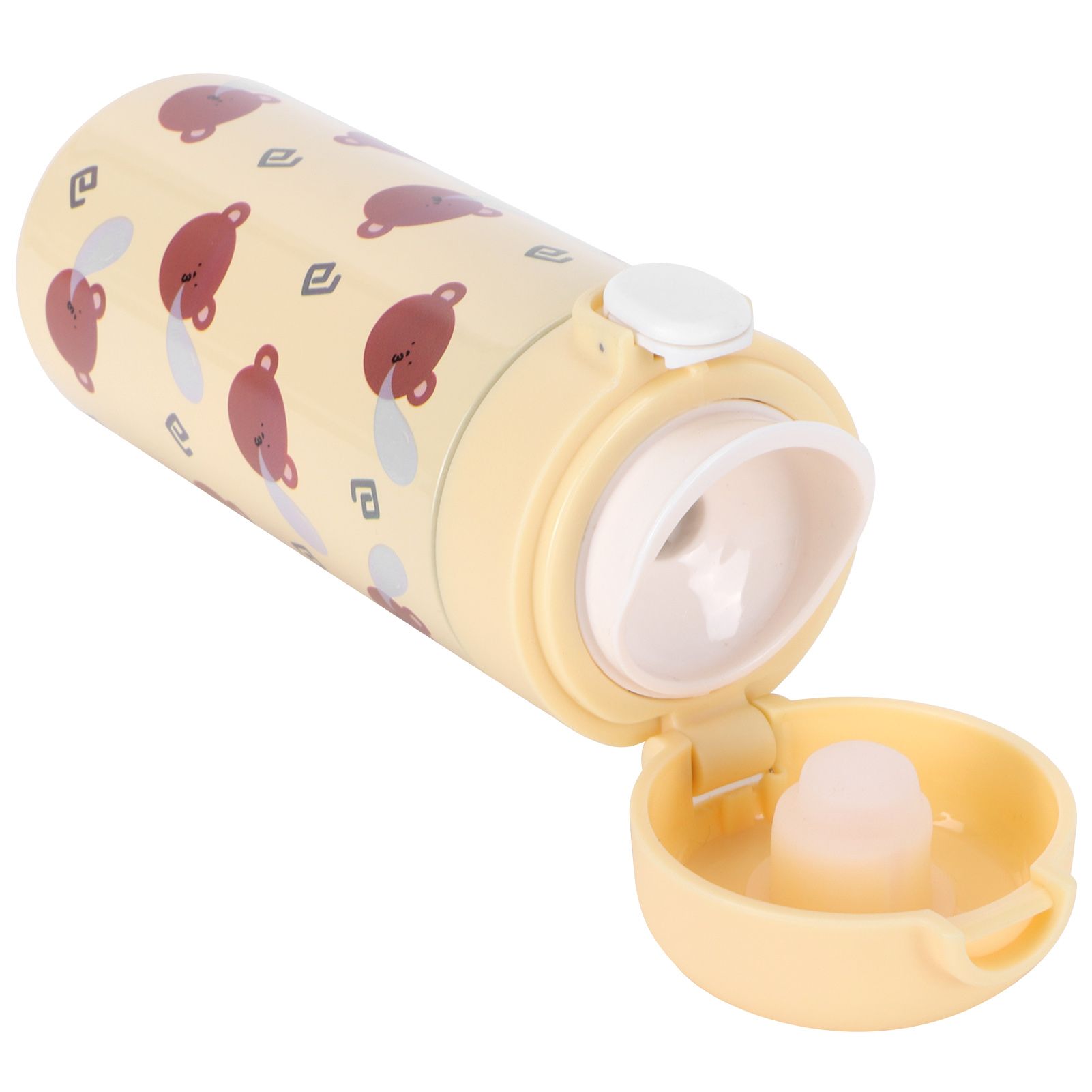 Cartoon Animal Water Cup 304 Stainless Steel Originality Bounce Button Mug for view 3