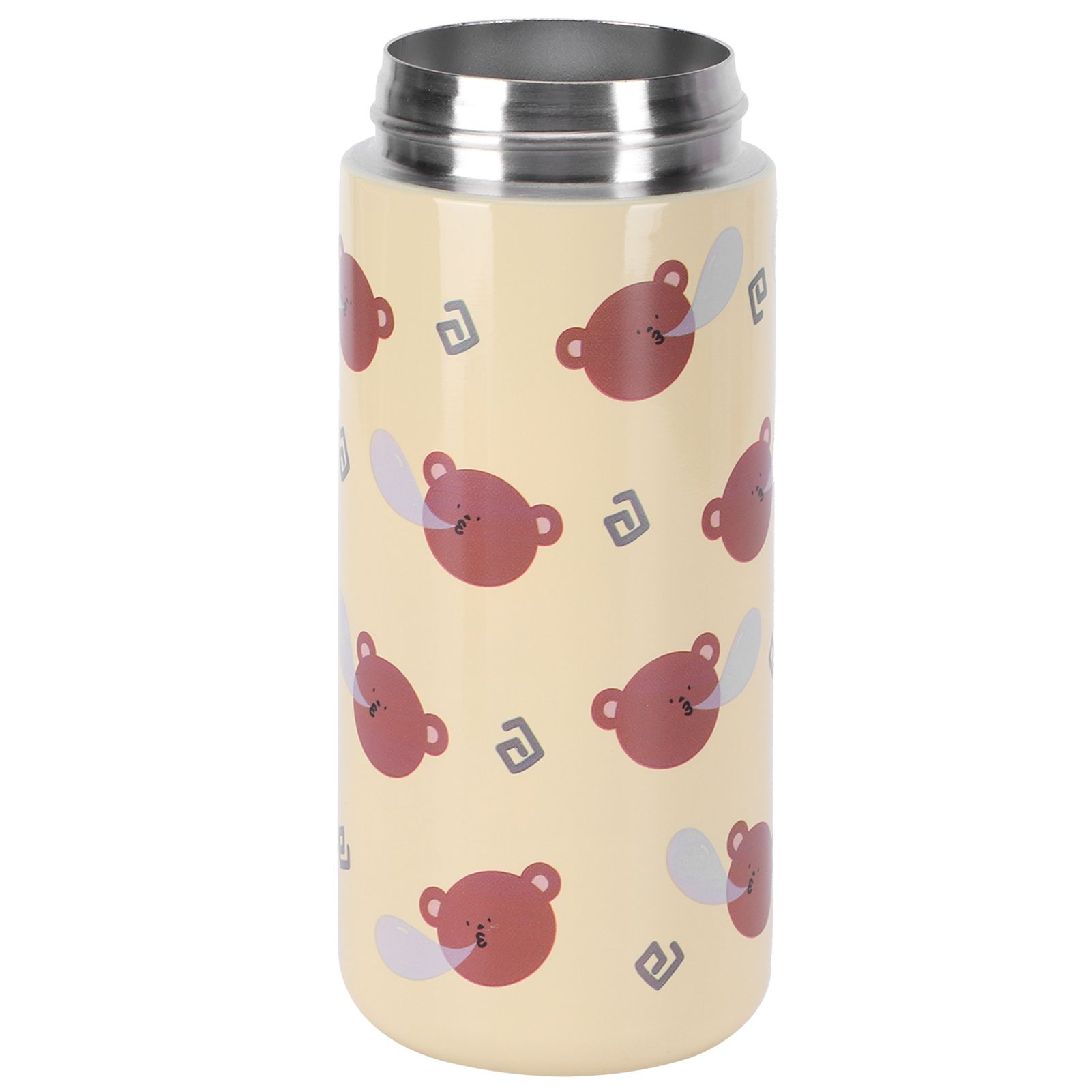 Cartoon Animal Water Cup 304 Stainless Steel Originality Bounce Button Mug for view 5