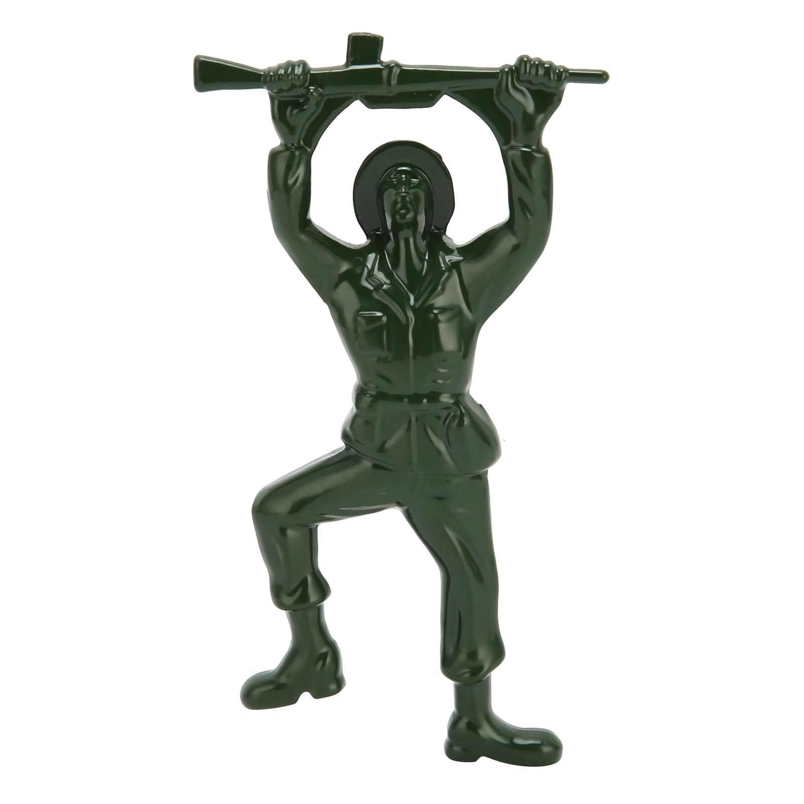 Green Bottle Opener Unique Soldier Shaped Zinc Alloy Beer Opening Tool Kitchen view 2