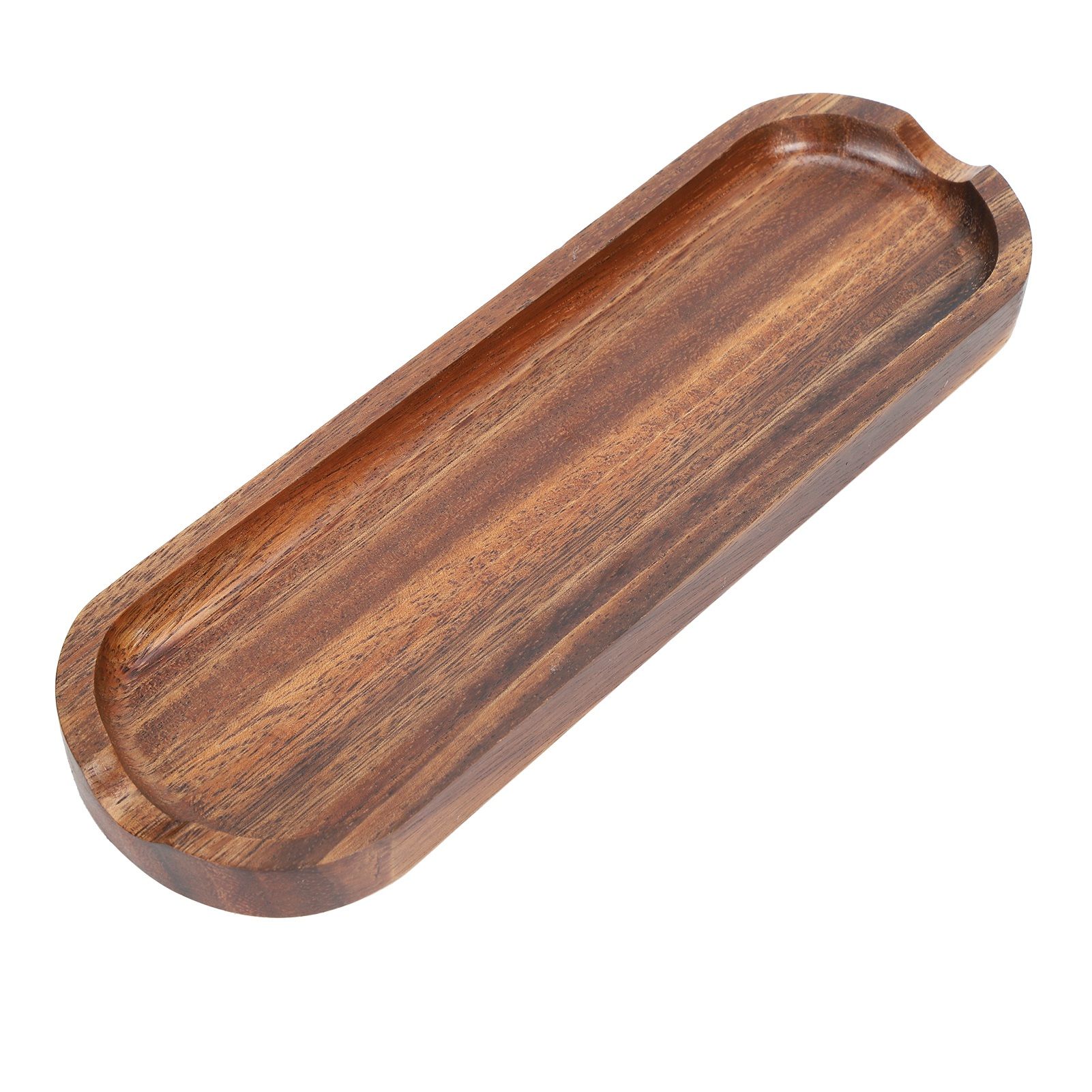 Teak Spatula Shovel Storage Tray Food Grade Cooking Shovel Holder Base for Kitchen view 4