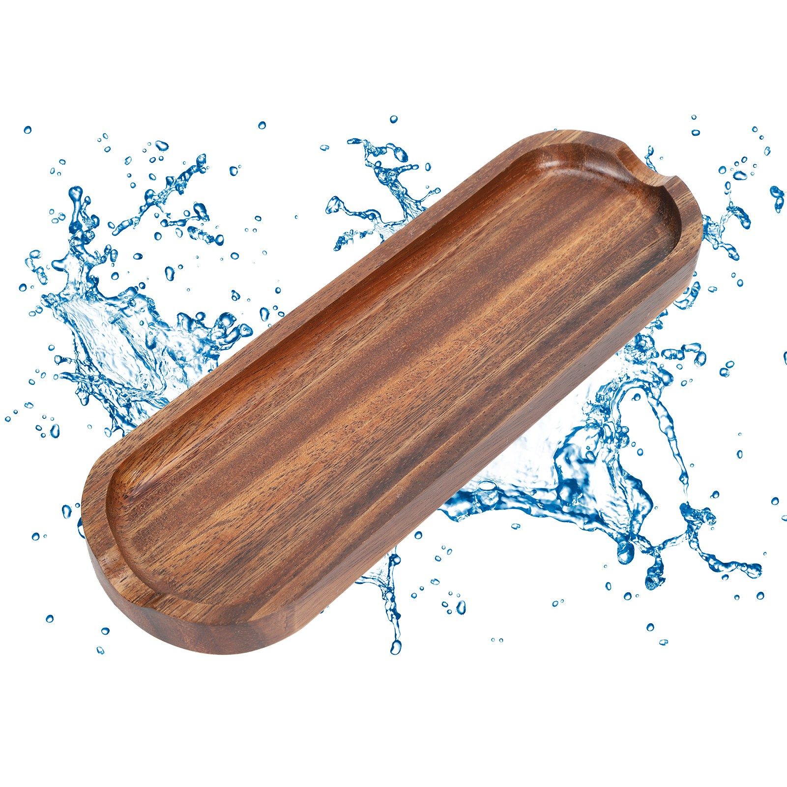 Teak Spatula Shovel Storage Tray Food Grade Cooking Shovel Holder Base for Kitchen view 12