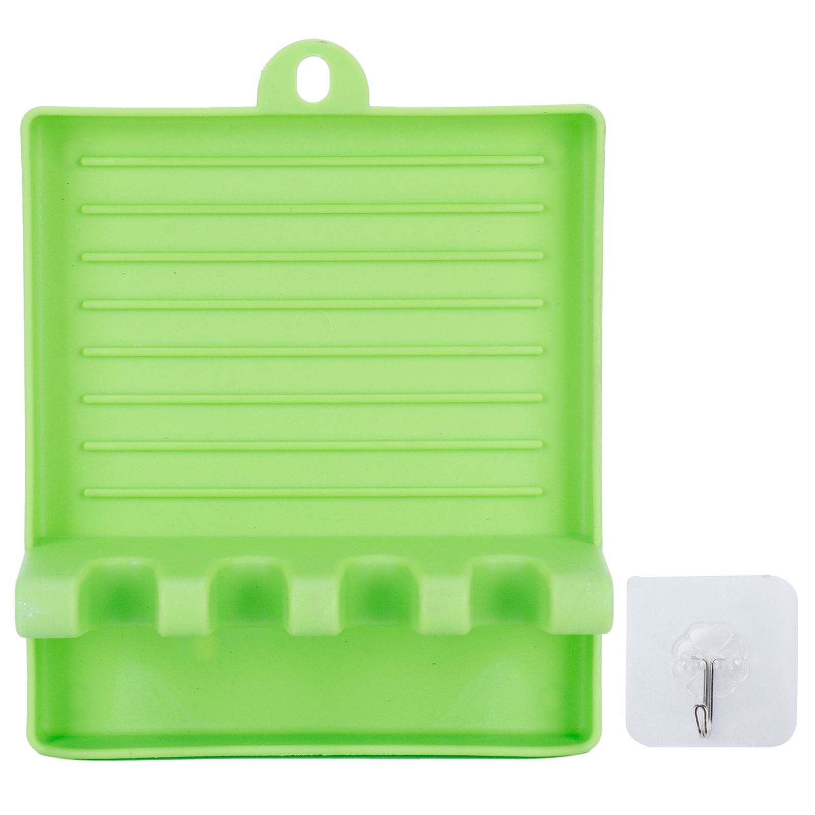 Multifunctional Pot Lid Stand Organizer Scoop Spatula Storage Rack for Kitchen view 2