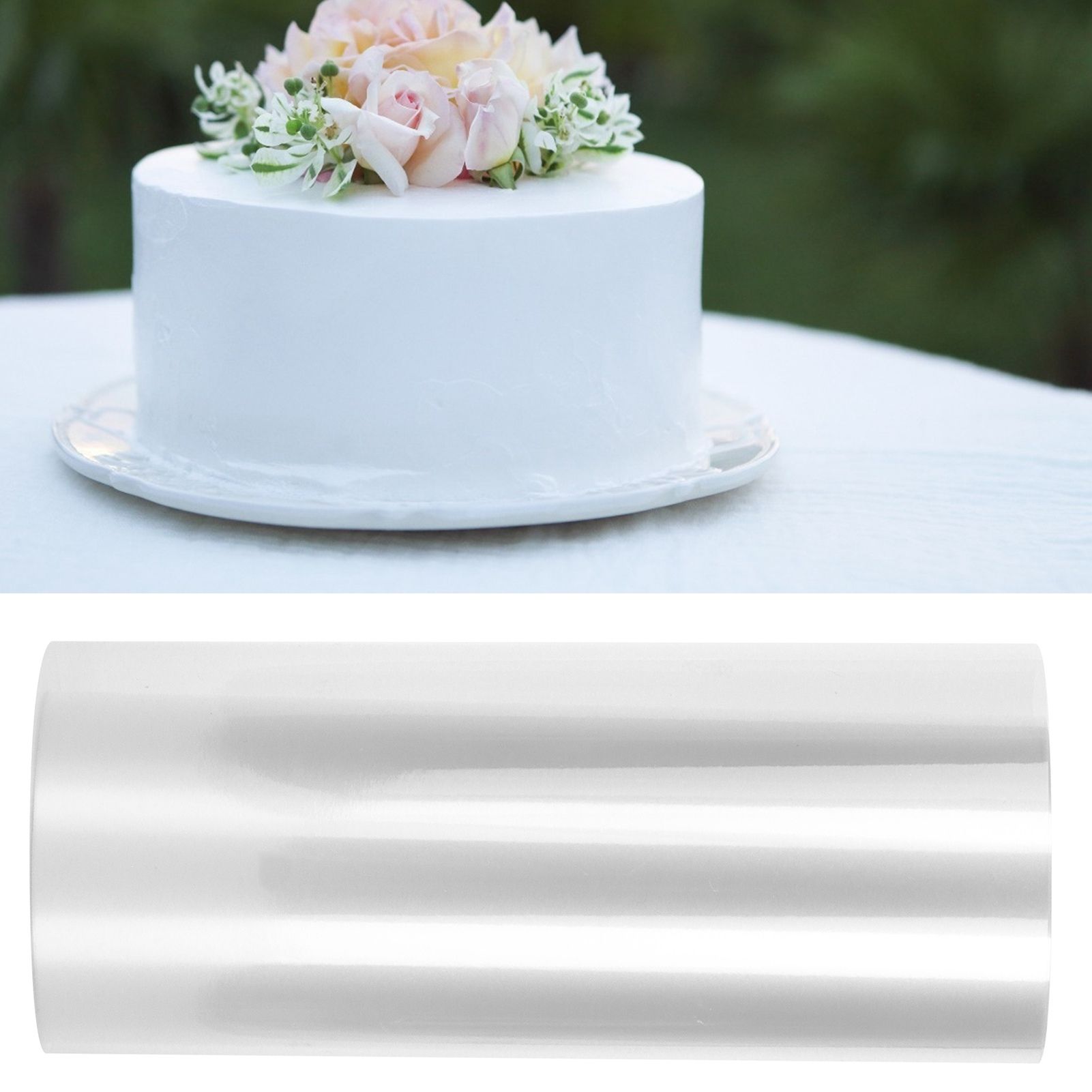 Disposable Mousse Edge Transparent Cake Surrounding Wrap Film Collar Kitchen view 12