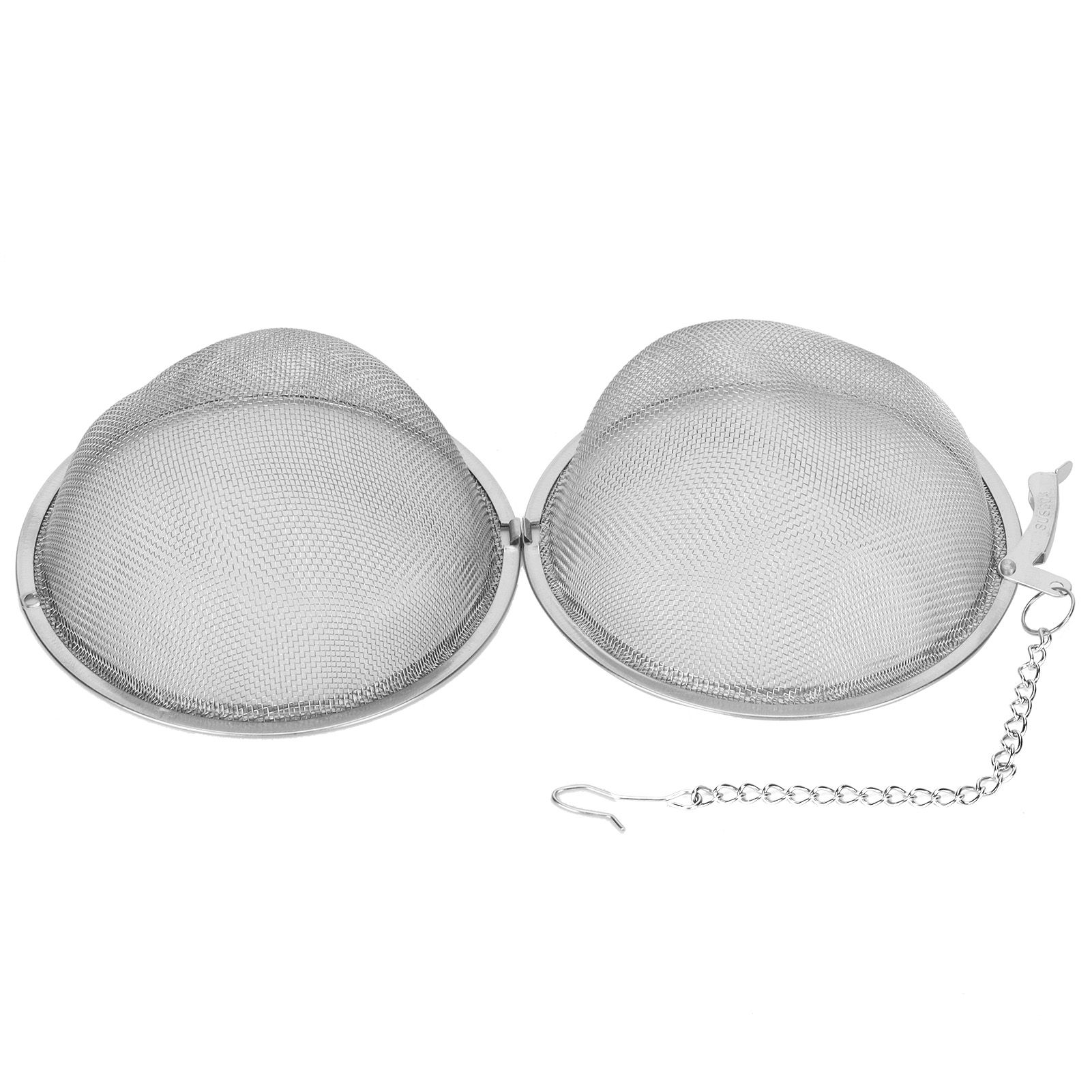 Stainless Steel Tea Strainer Infuser Portable Tea Leaf Spice Mesh Ball Filter view 7