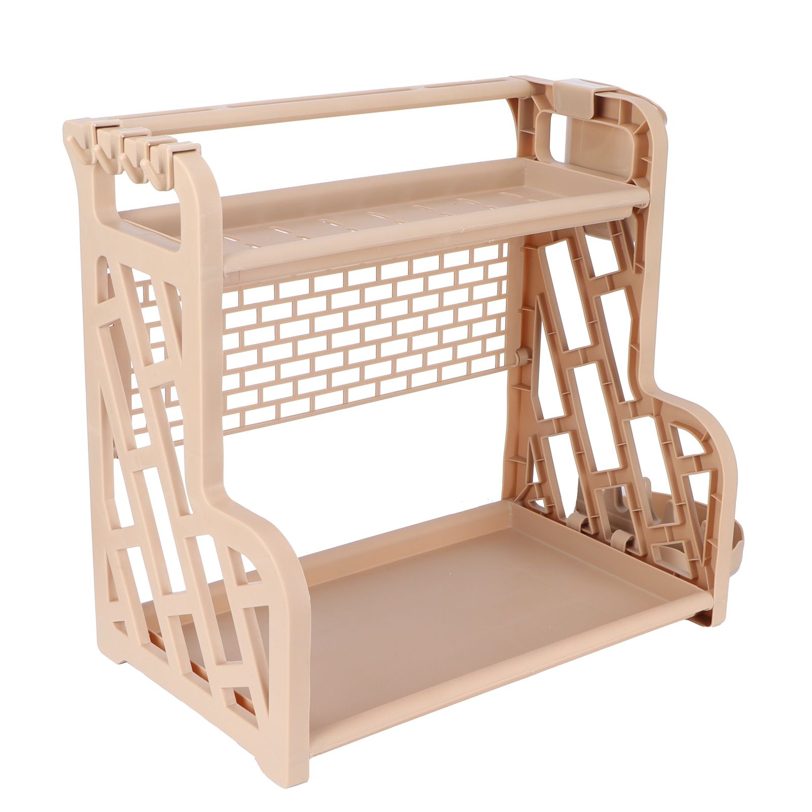 Multifunctional Kitchen Storage Rack Seasoning Bottle Storage Shelf Spice Rack view 3