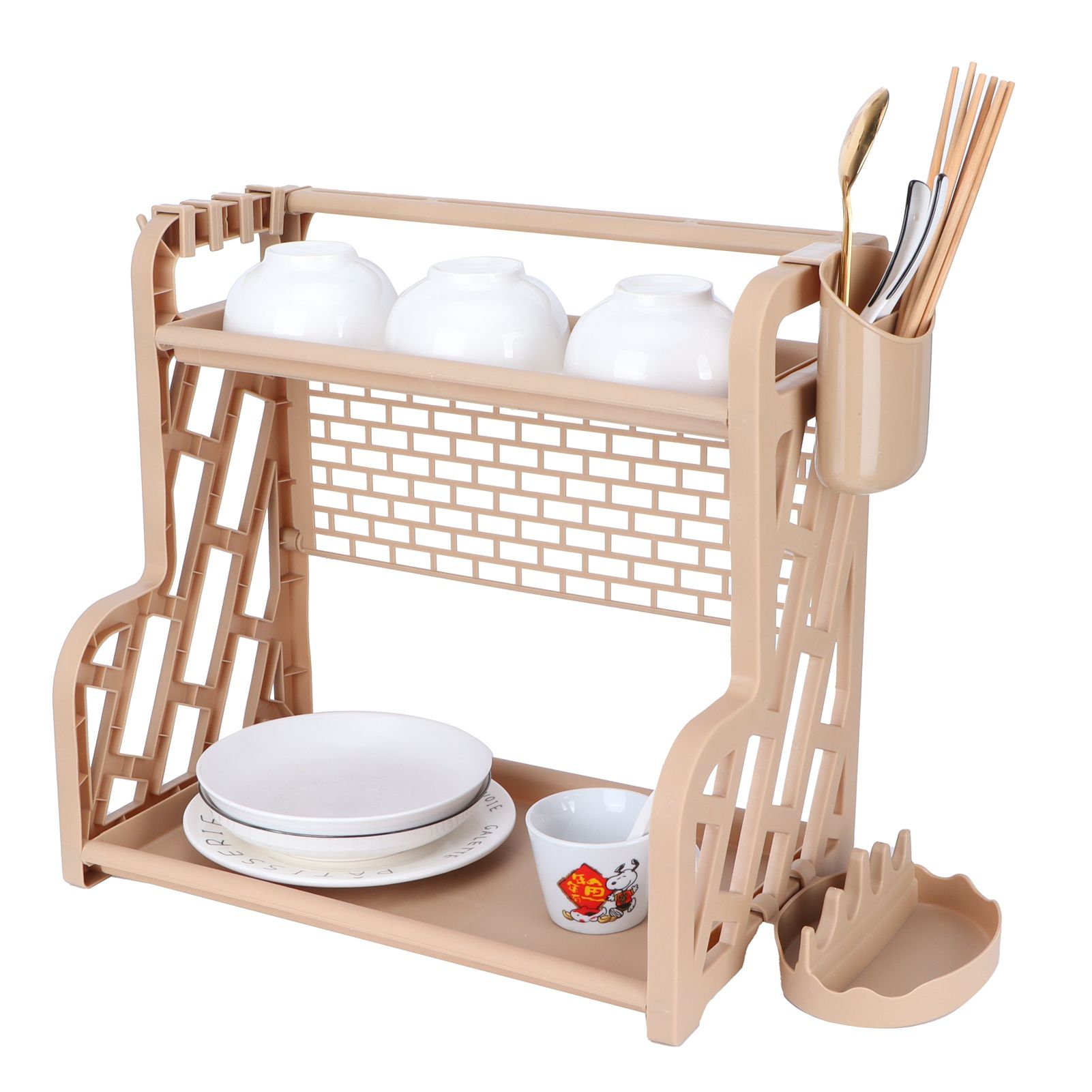 Multifunctional Kitchen Storage Rack Seasoning Bottle Storage Shelf Spice Rack view 9