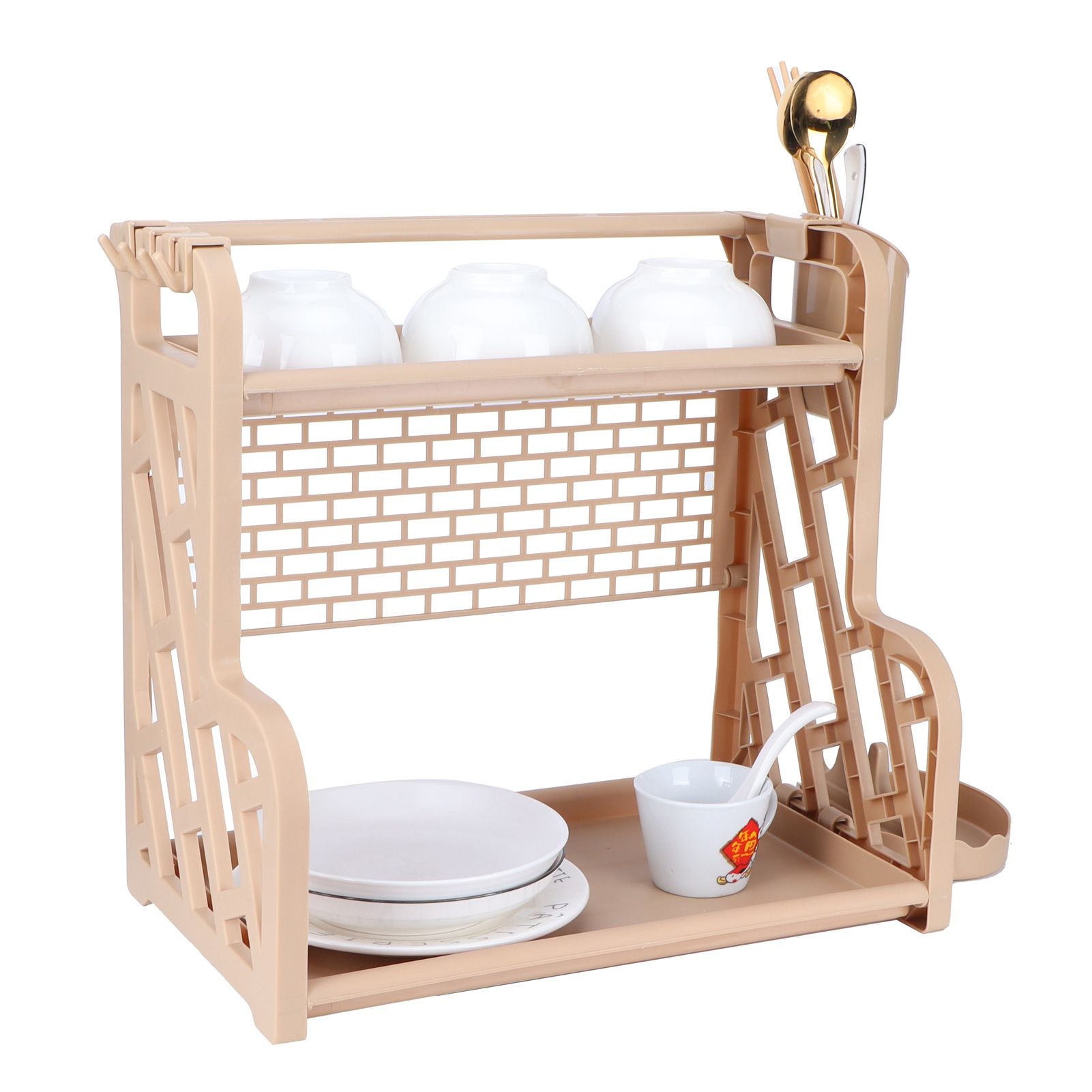 Multifunctional Kitchen Storage Rack Seasoning Bottle Storage Shelf Spice Rack view 10