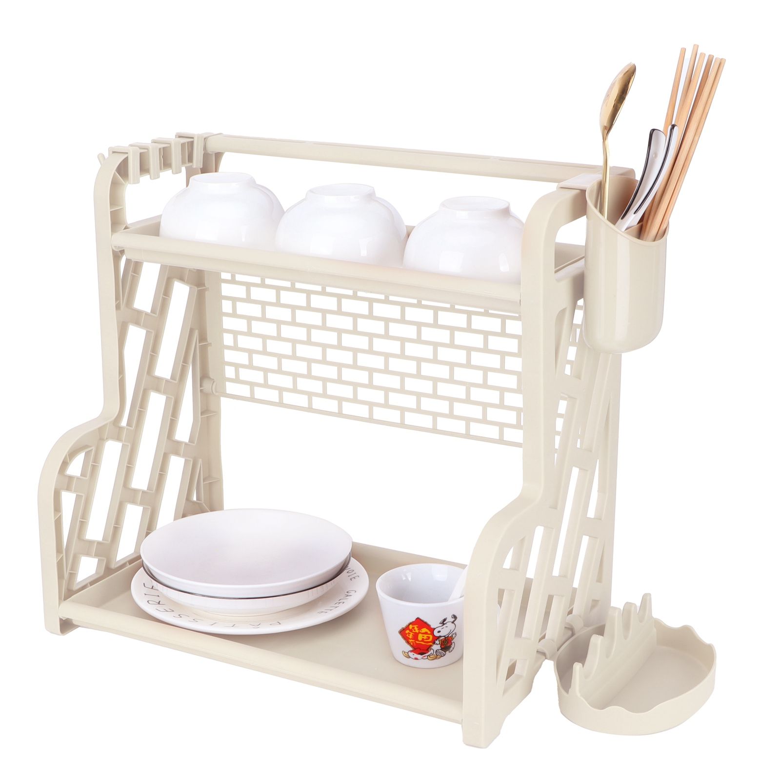 Multifunctional Kitchen Storage Rack Seasoning Bottle Storage Shelf Spice Rack view 9