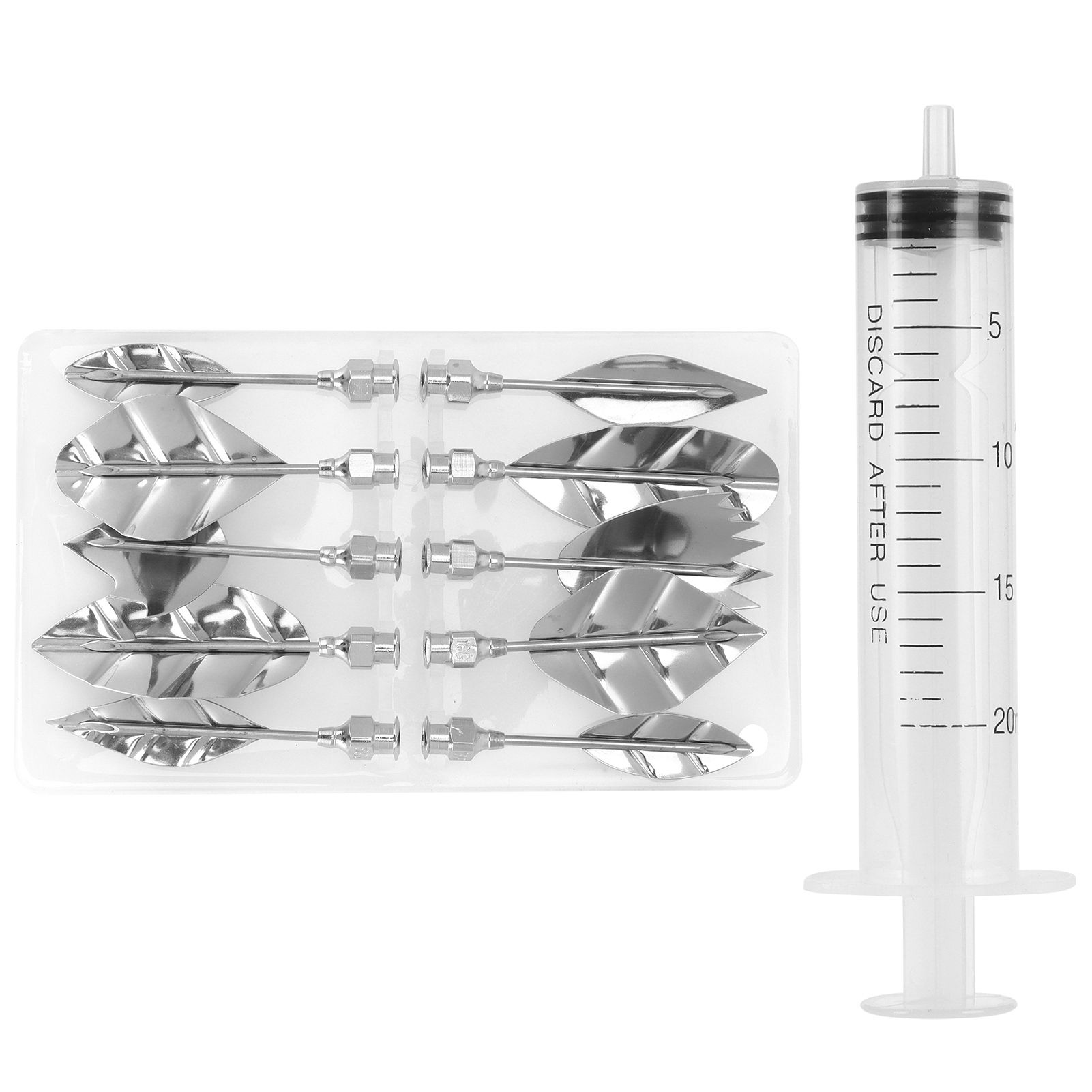 Cake Decorating Icing Piping Syringe Nozzles Set Flower Art Tools for Pudding view 2