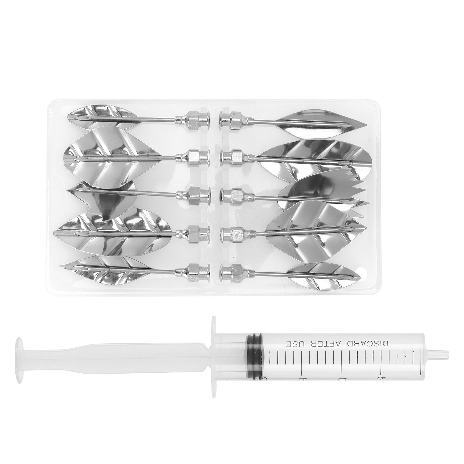 Cake Decorating Icing Piping Syringe Nozzles Set Flower Art Tools for Pudding view 4