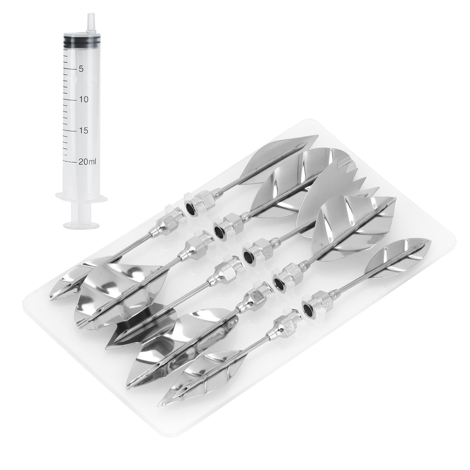 Cake Decorating Icing Piping Syringe Nozzles Set Flower Art Tools for Pudding view 7