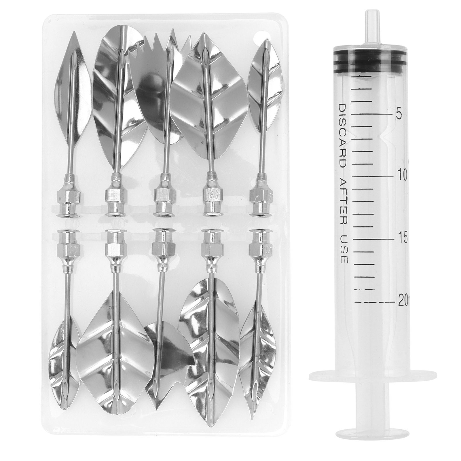 Cake Decorating Icing Piping Syringe Nozzles Set Flower Art Tools for Pudding view 10