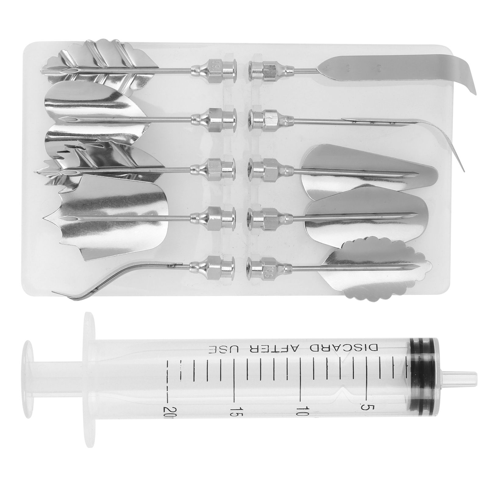 Cake Syringe Nozzles Mold Pudding Cake Decorating Icing Piping Cream Syringe view 3