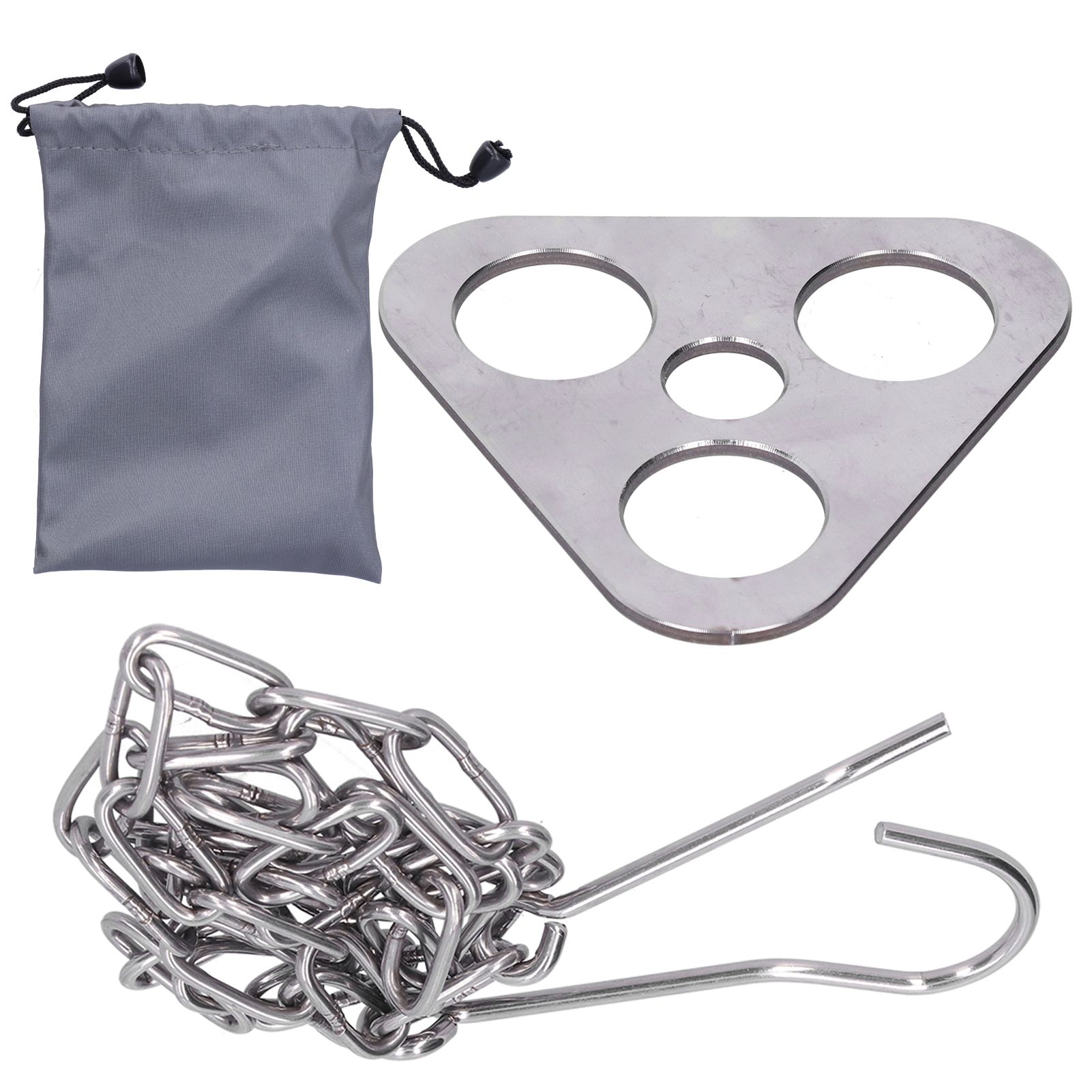 Tripod Grill Board Stainless Steel Bonfire Frame Hanger for Outdoor Camping Picnic view 2