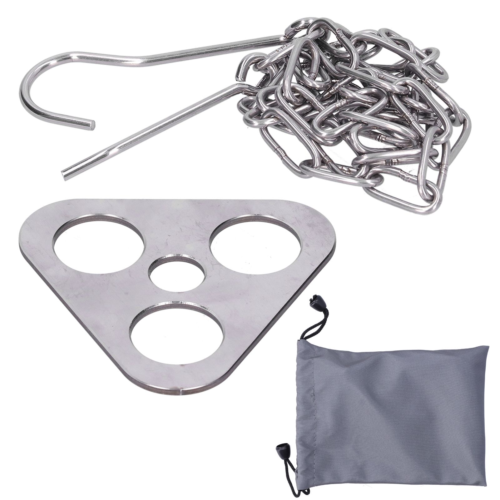 Tripod Grill Board Stainless Steel Bonfire Frame Hanger for Outdoor Camping Picnic view 3