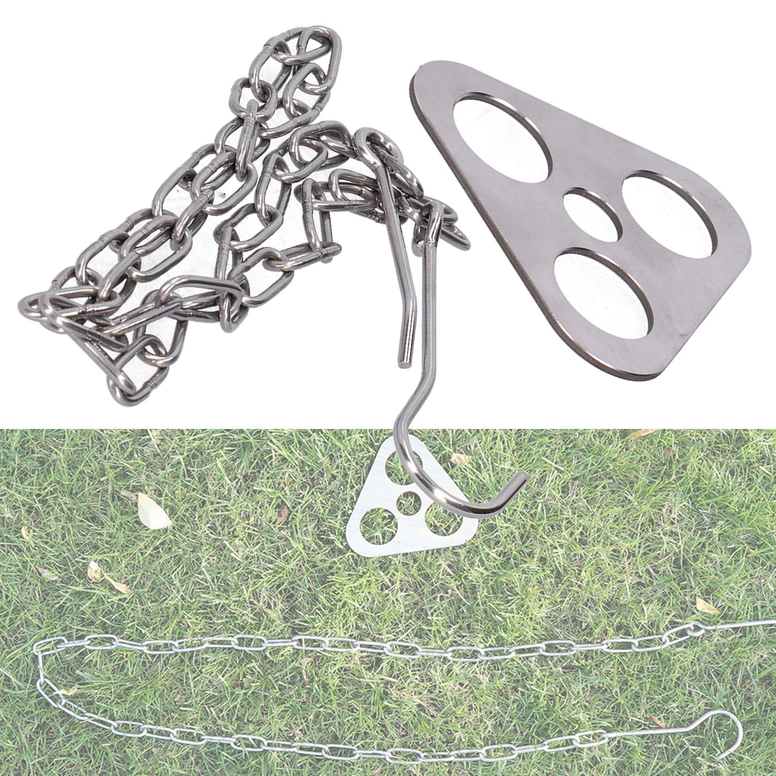 Tripod Grill Board Stainless Steel Bonfire Frame Hanger for Outdoor Camping Picnic view 11