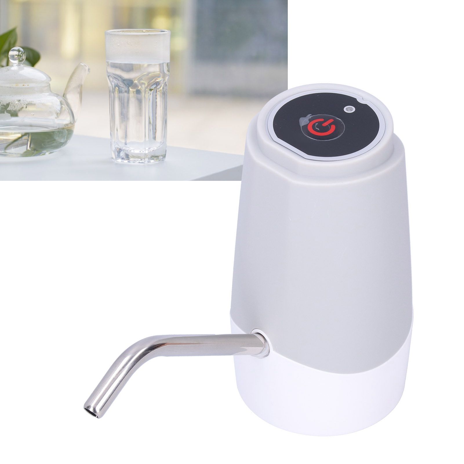 USB Rechargeable Electric Water Pump Stainless Steel Portable Water Dispenser view 11