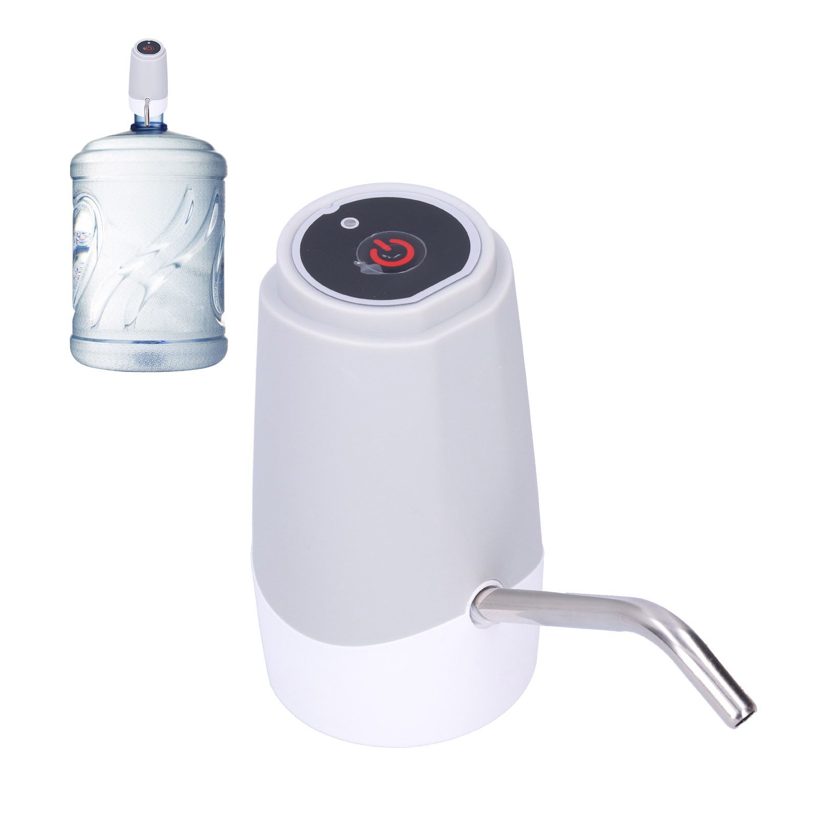 USB Rechargeable Electric Water Pump Stainless Steel Portable Water Dispenser view 12