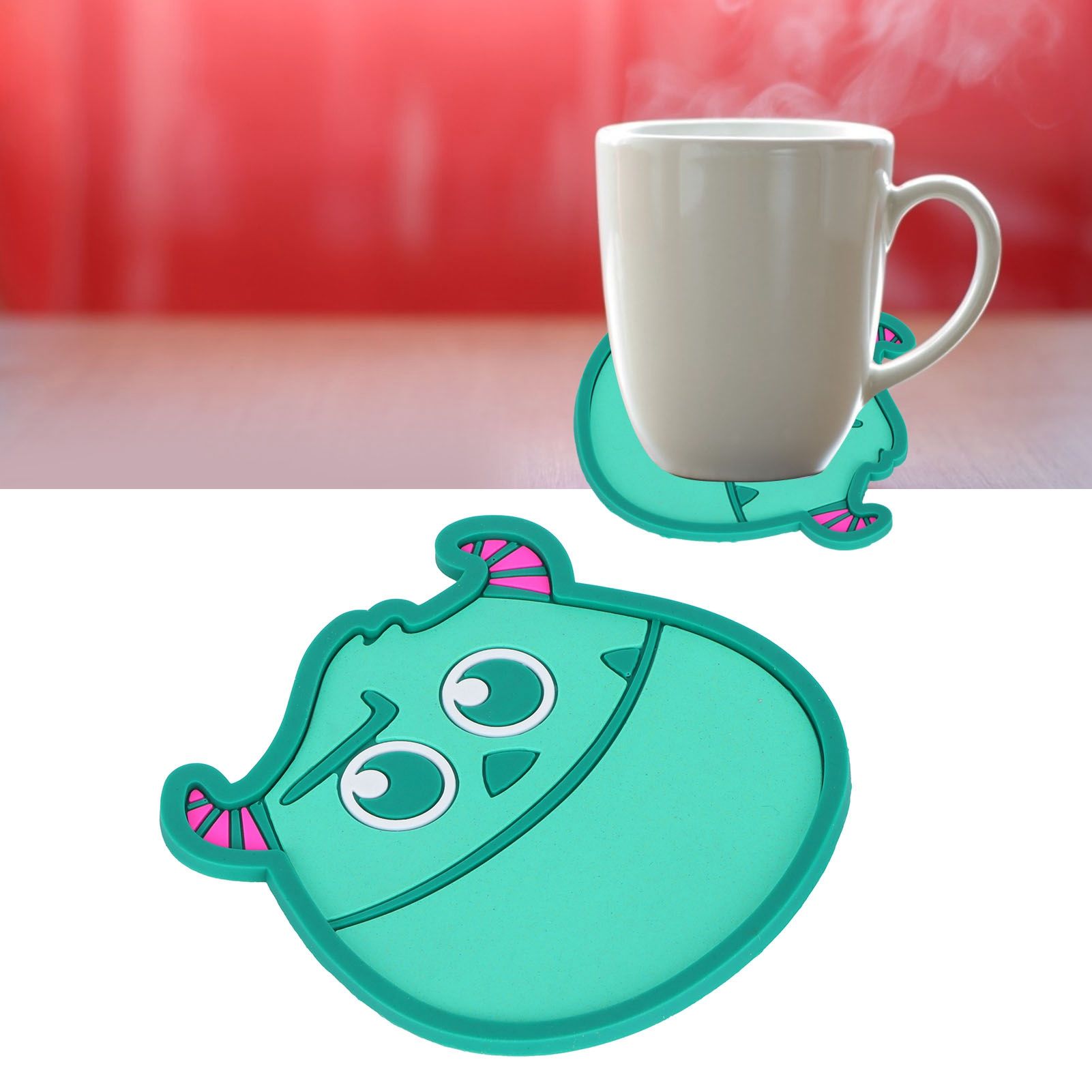Silicone Coaster Cartoon Anti Scalding Heat Insulated Cup Mat Dining Table view 11