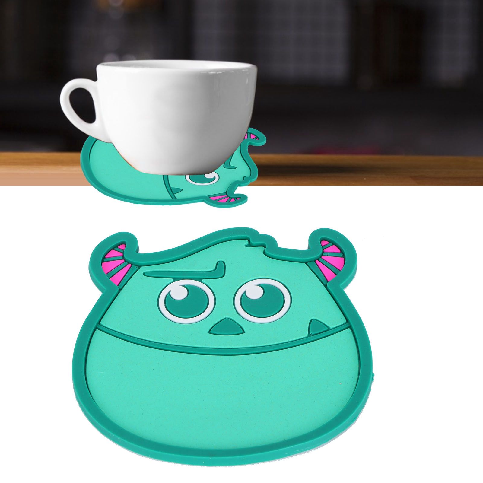Silicone Coaster Cartoon Anti Scalding Heat Insulated Cup Mat Dining Table view 12