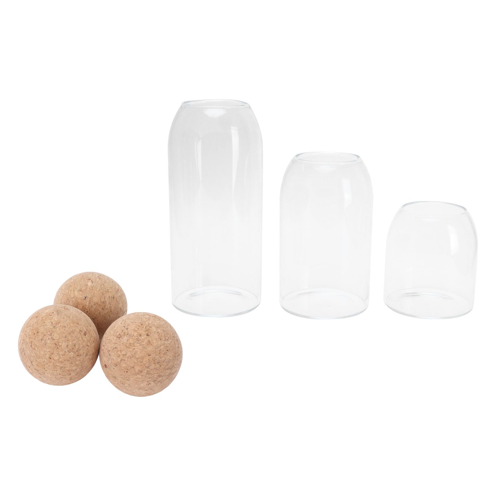 3Set Round Sealed Cans Transparent Storage Box Tea Set Storage Container for view 5