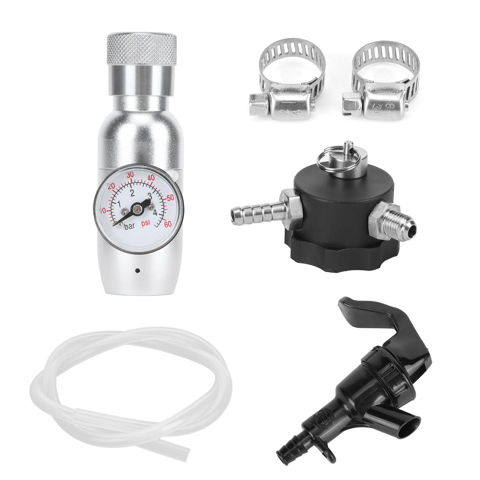 Stainless Steel Beer Dispenser Tap Kit Portable Homebrew Beer Kegging