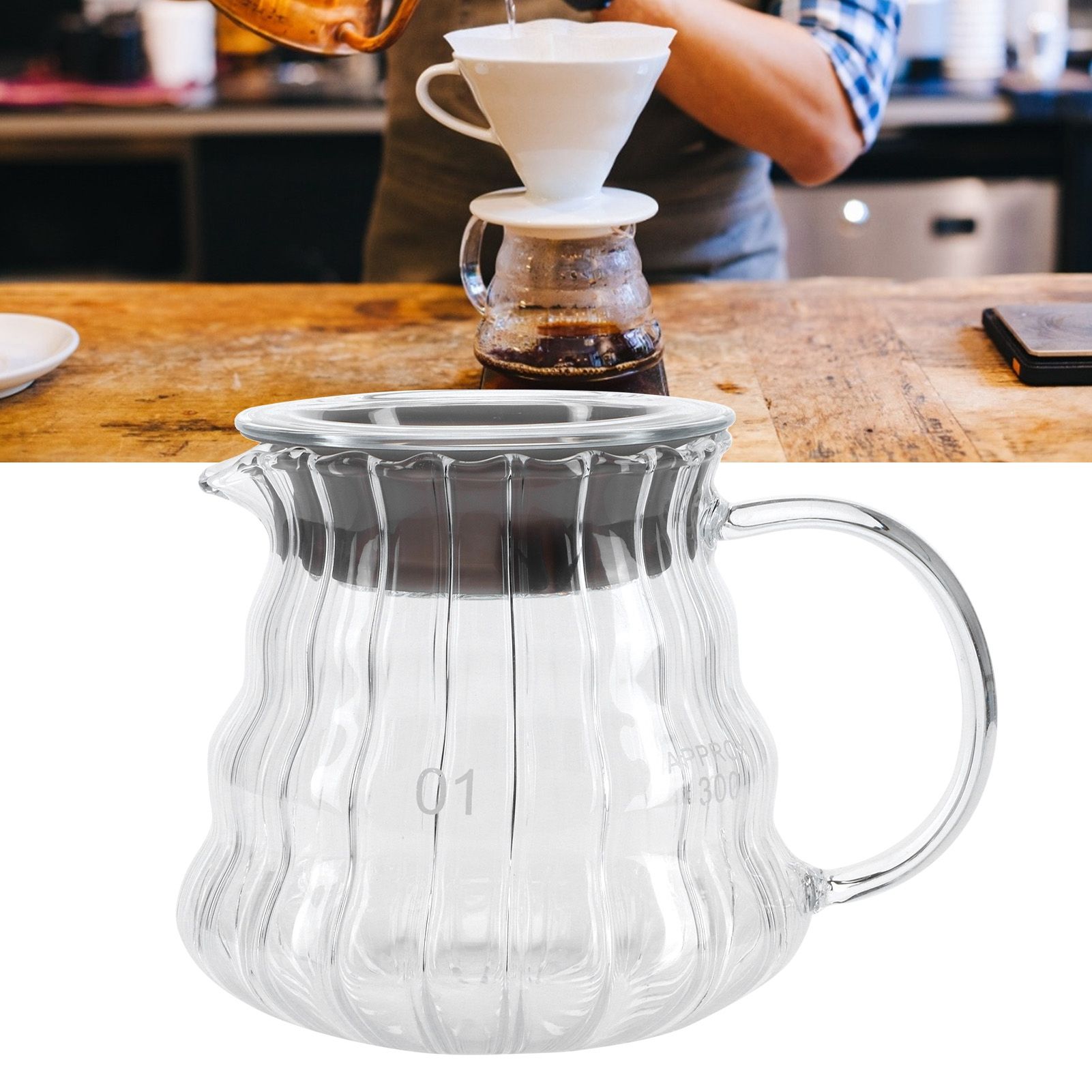 Coffee Pot High Borosilicate Glass Coffee Maker Kettle Teapot Supply for Home view 12