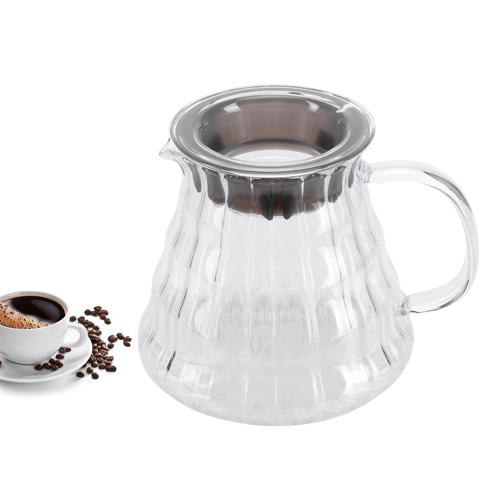 Coffee Pot High Borosilicate Glass Coffee Maker Kettle Teapot Supply for Home view 11