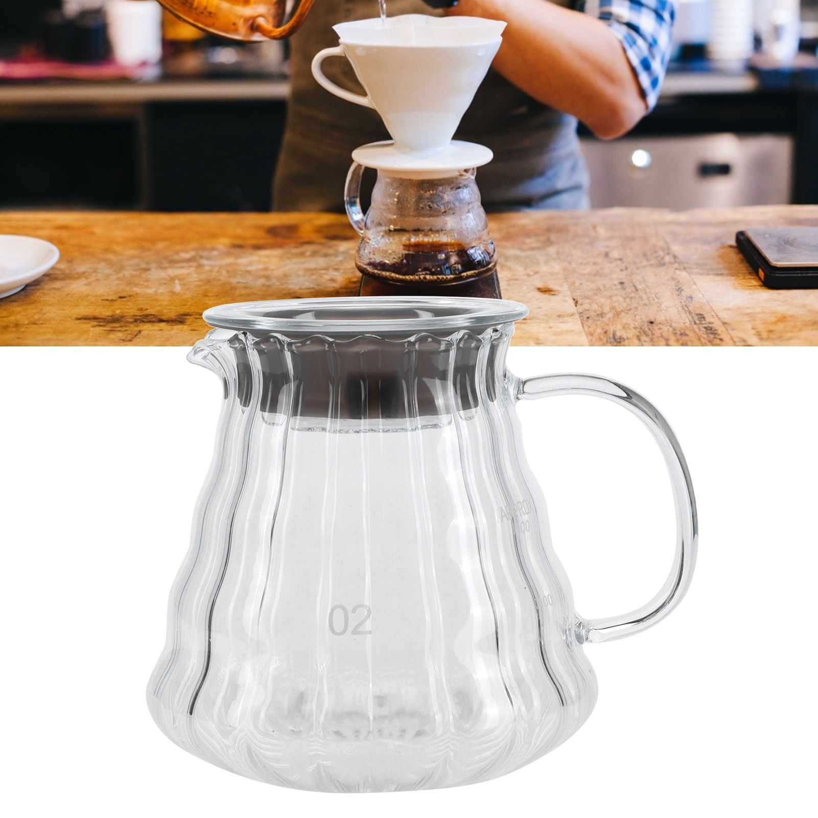 Coffee Pot High Borosilicate Glass Coffee Maker Kettle Teapot Supply for Home view 12