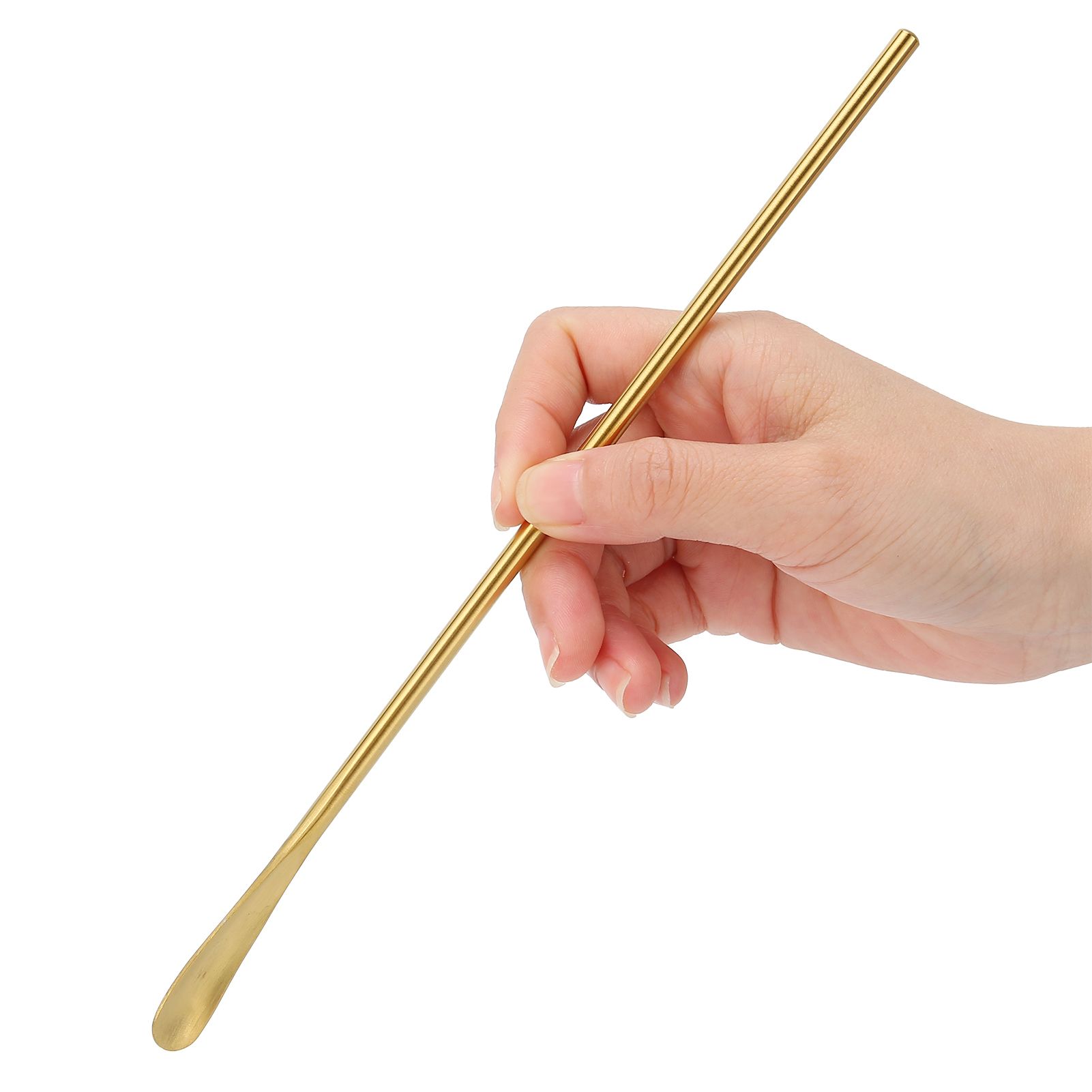 Stainless Steel Mixing Spoon Long Handle Coffee Small Spoon Mixing Stick for view 10