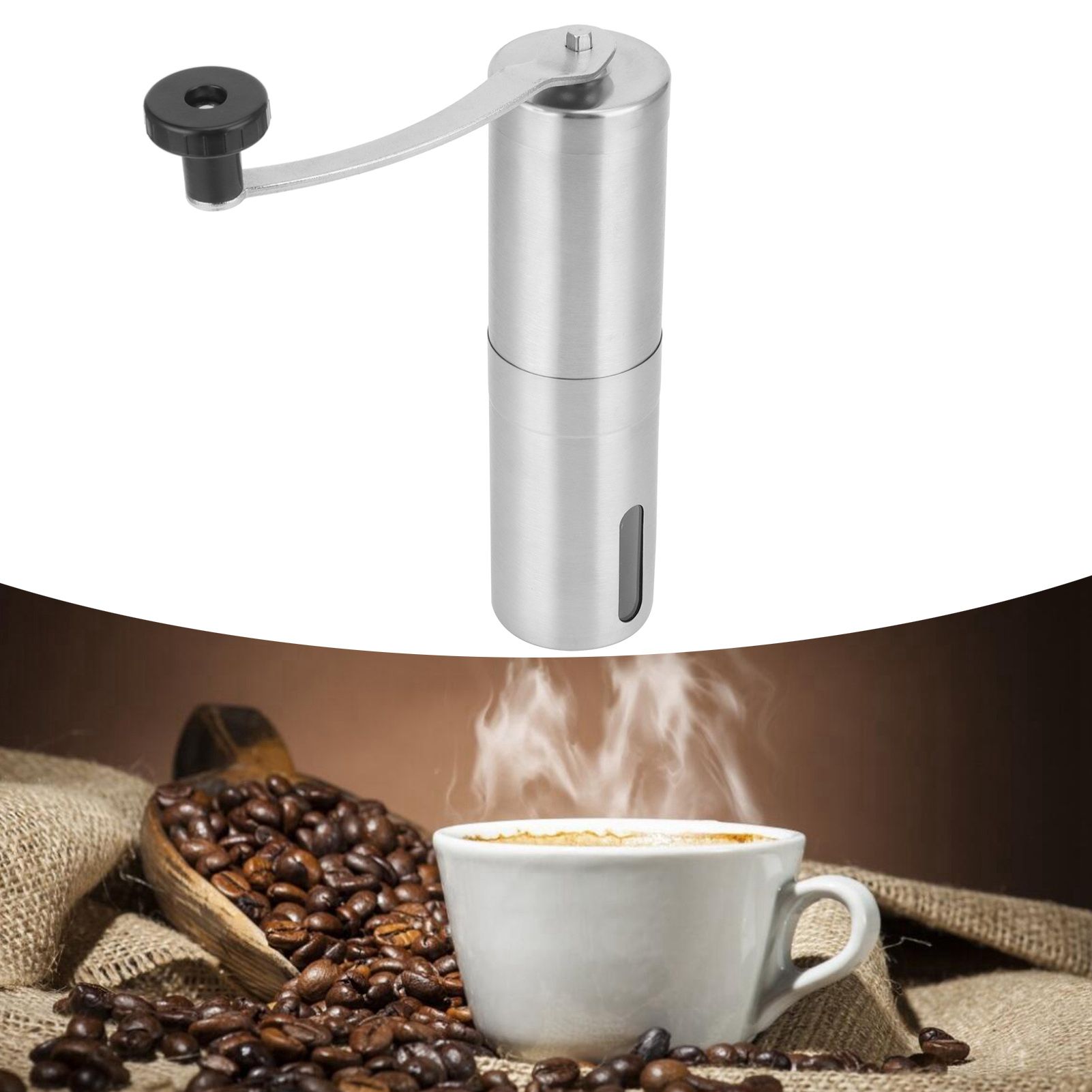Coffee Grinder Portable Manual Household Small Coffee Bean Grinder for Home view 12