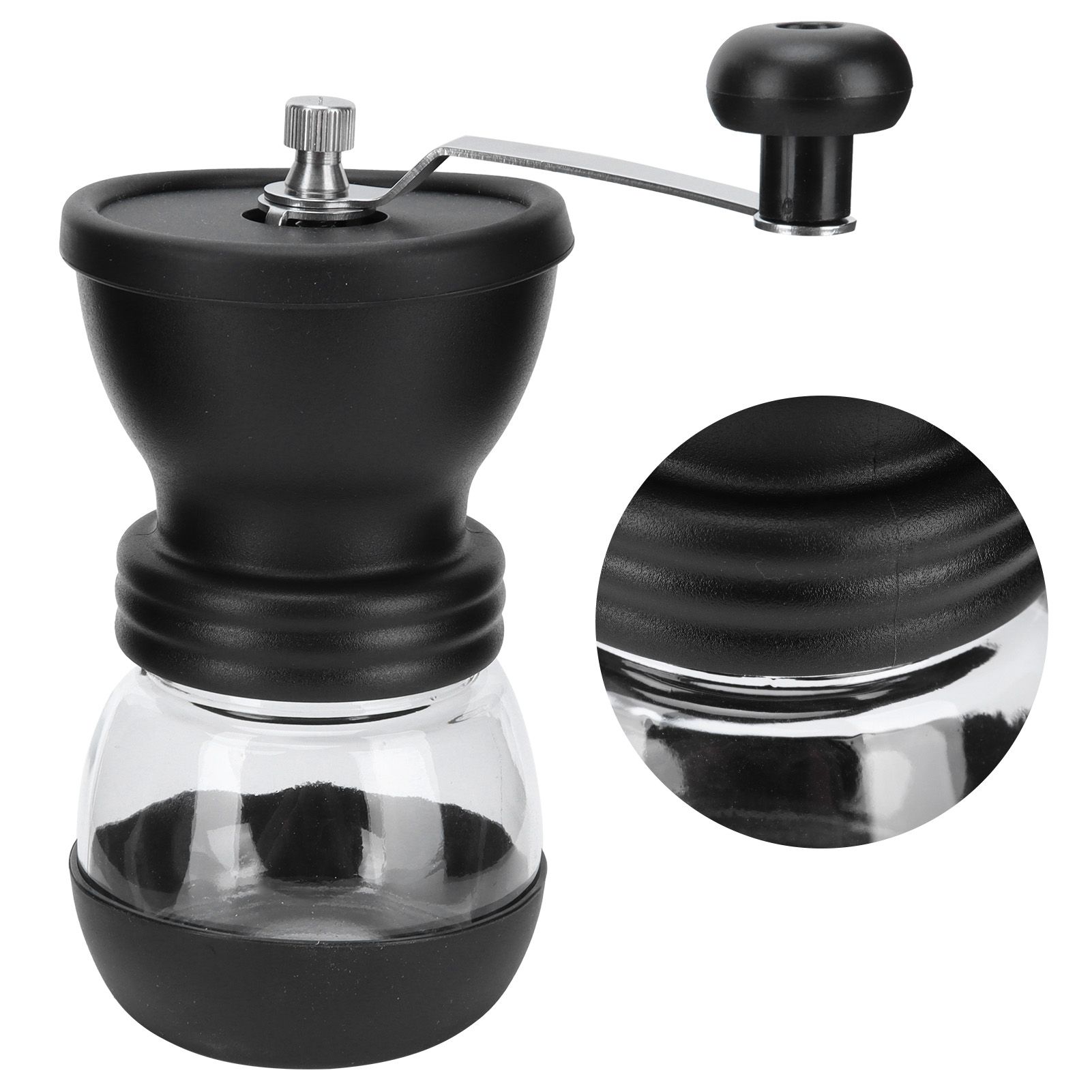 Hand Cranked Coffee Grinder Manual Mini Coffee Bean Grinding Machine Household view 9
