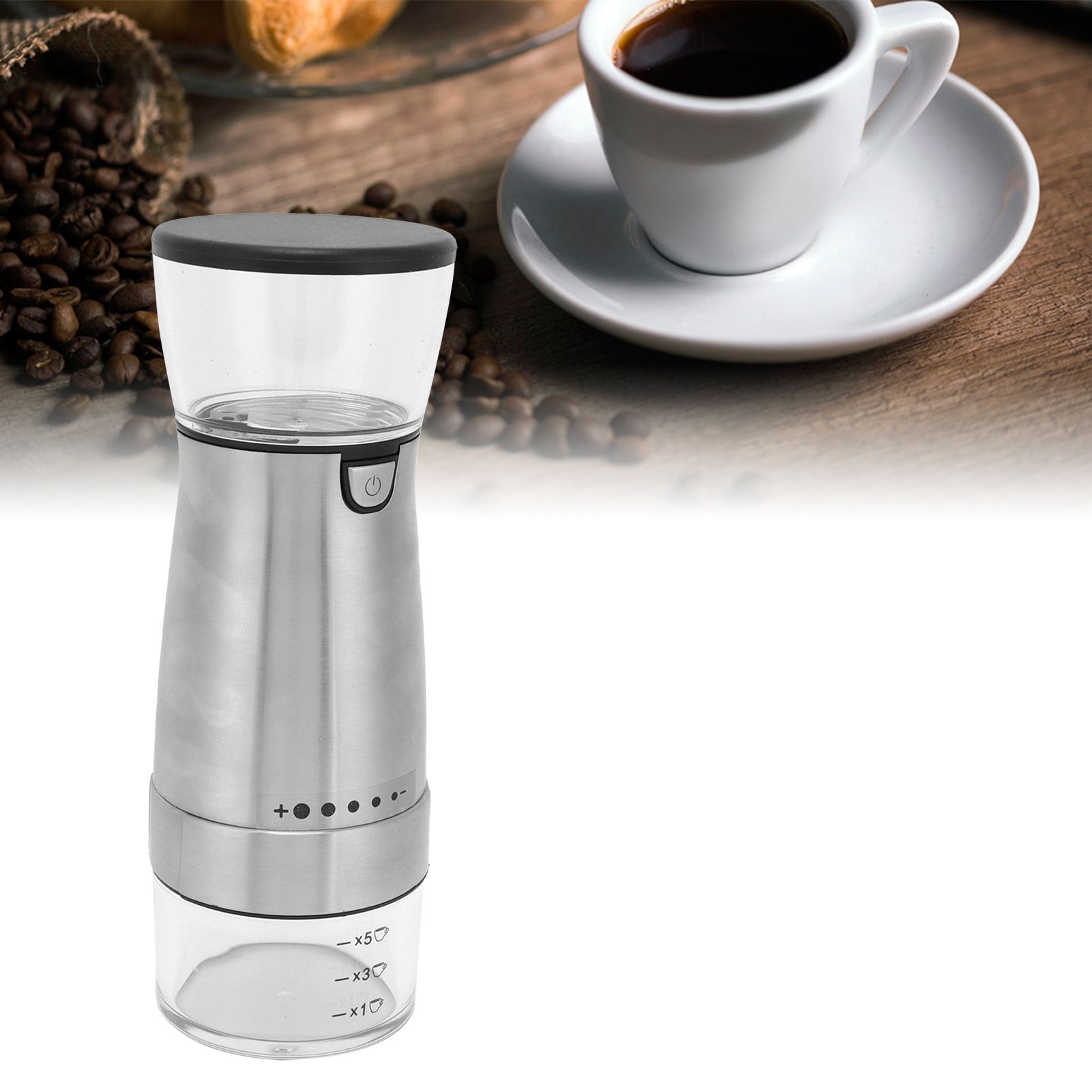 Automatic Coffee Grinder Portable Electric Coffee Grinder Home Office Use USB view 11