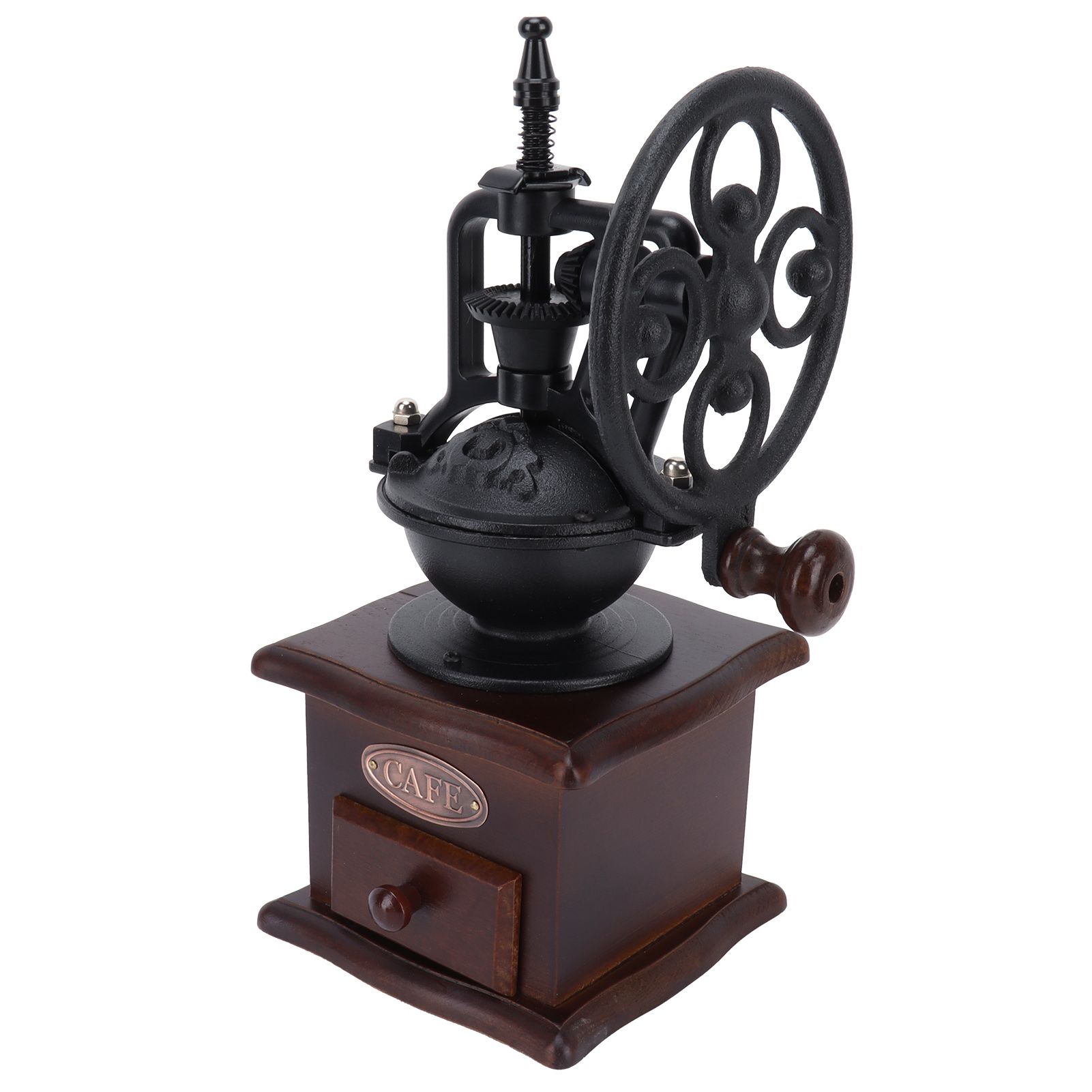 Vintage Style Manual Coffee Grinder Household Coffee Bean Mill Hand Crank view 5