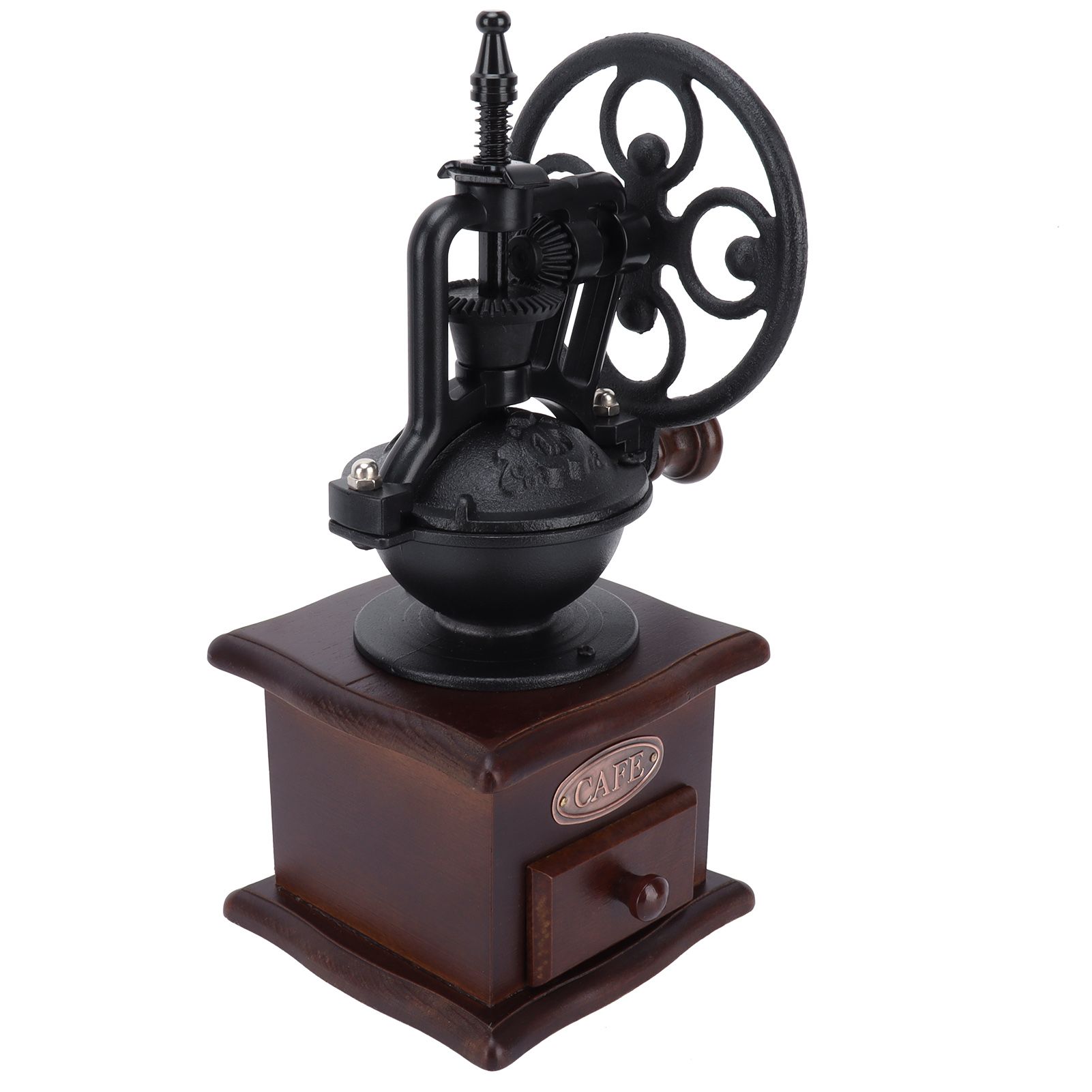 Vintage Style Manual Coffee Grinder Household Coffee Bean Mill Hand Crank view 6