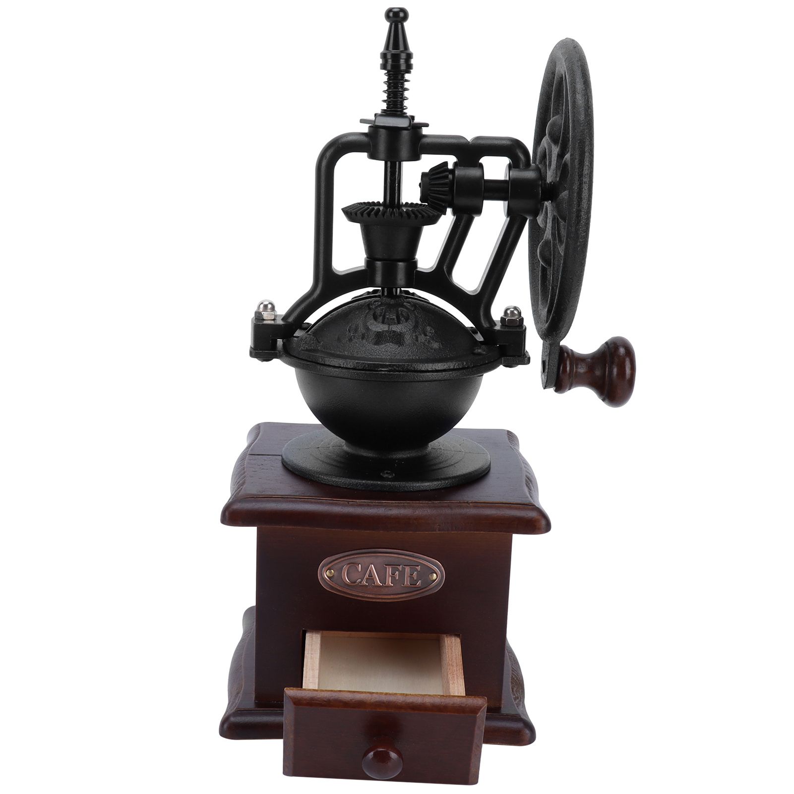 Vintage Style Manual Coffee Grinder Household Coffee Bean Mill Hand Crank view 7
