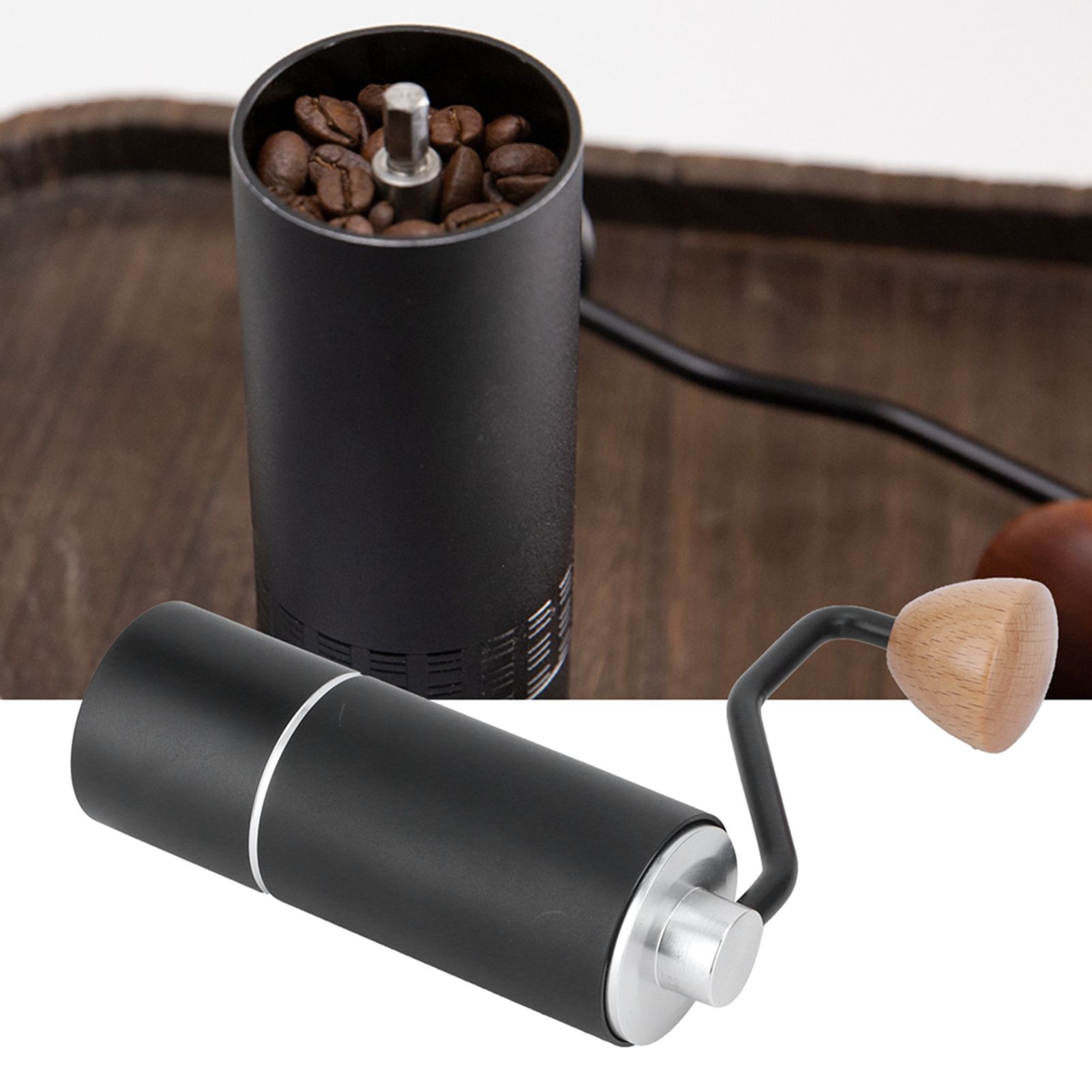 Manual Coffee Grinder Hand Cranked Coffee Bean Grinding Machine for Home view 11