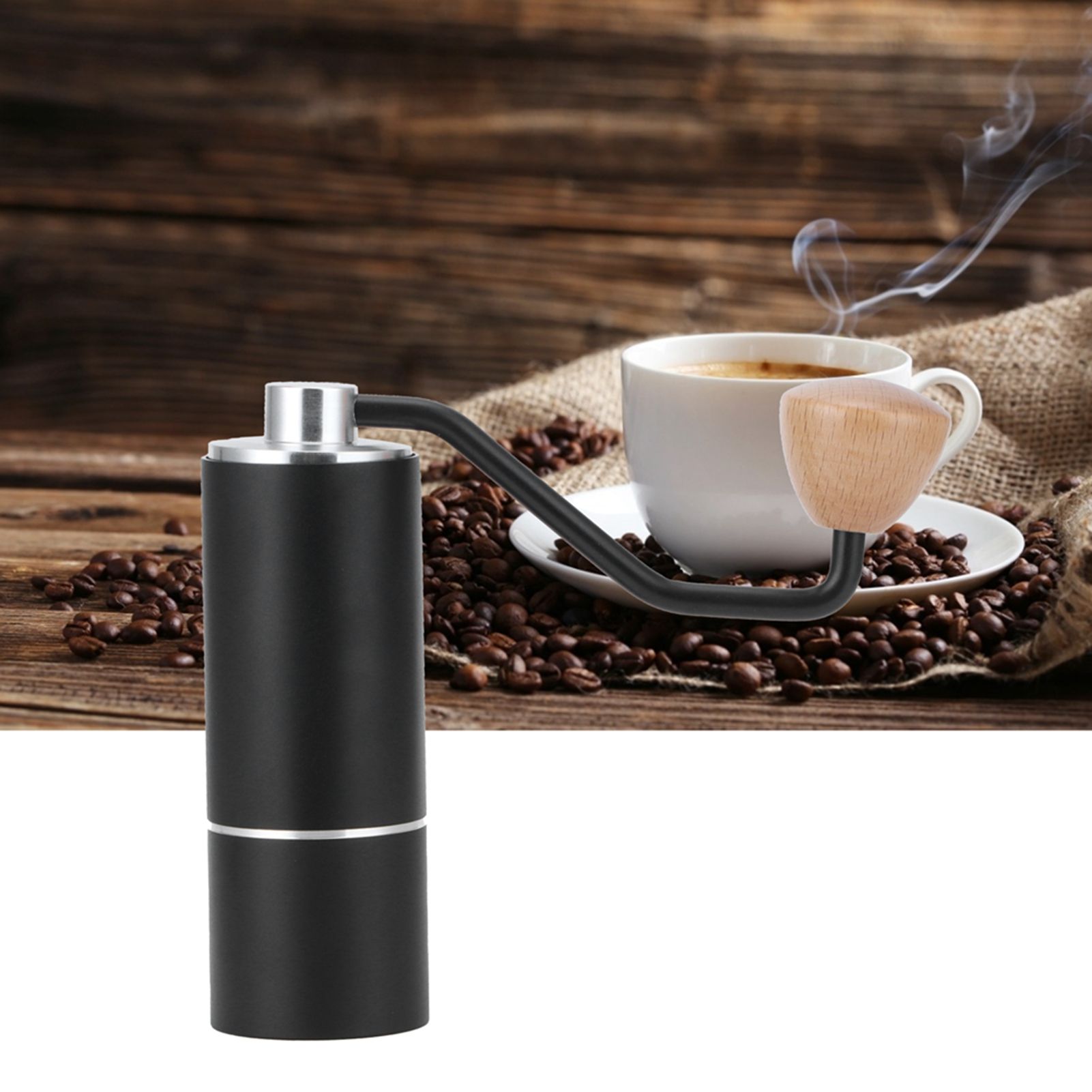 Manual Coffee Grinder Hand Cranked Coffee Bean Grinding Machine for Home view 12