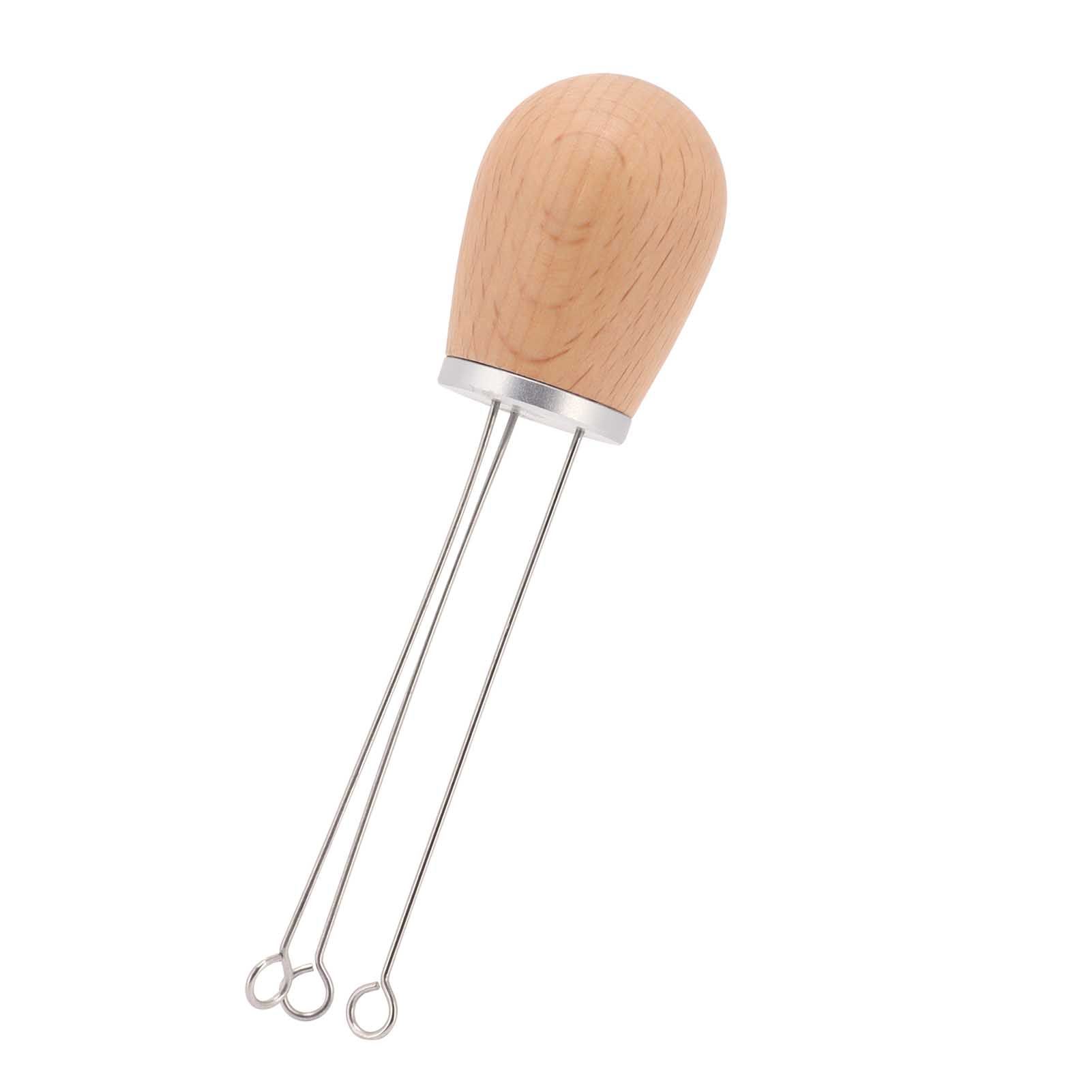 Coffee Power Needle Wooden Handle Coffee Stirrer Distribution Tool for Home