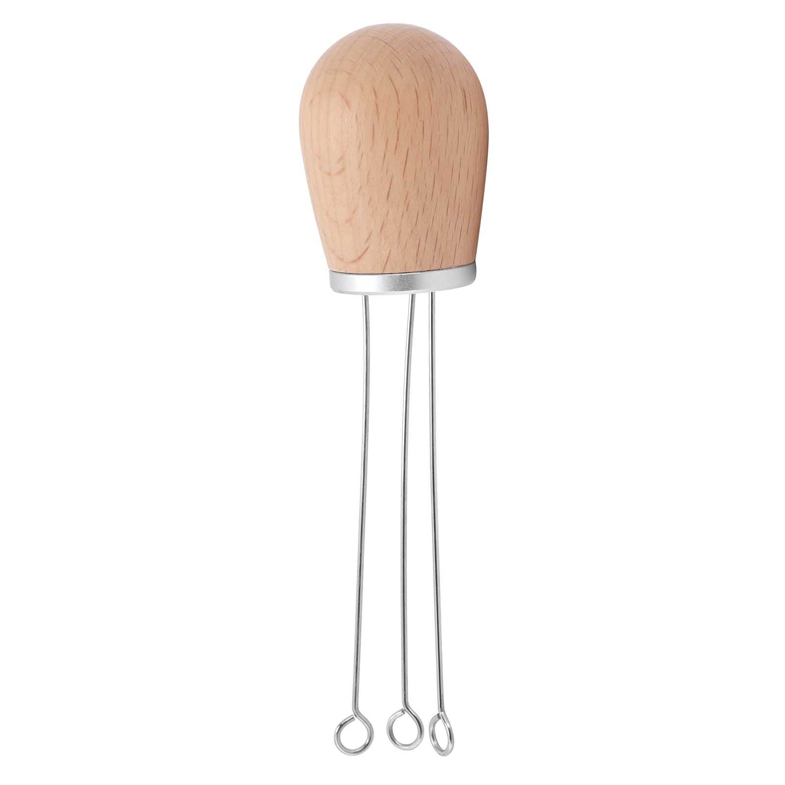 Coffee Power Needle Wooden Handle Coffee Stirrer Distribution Tool for Home view 2