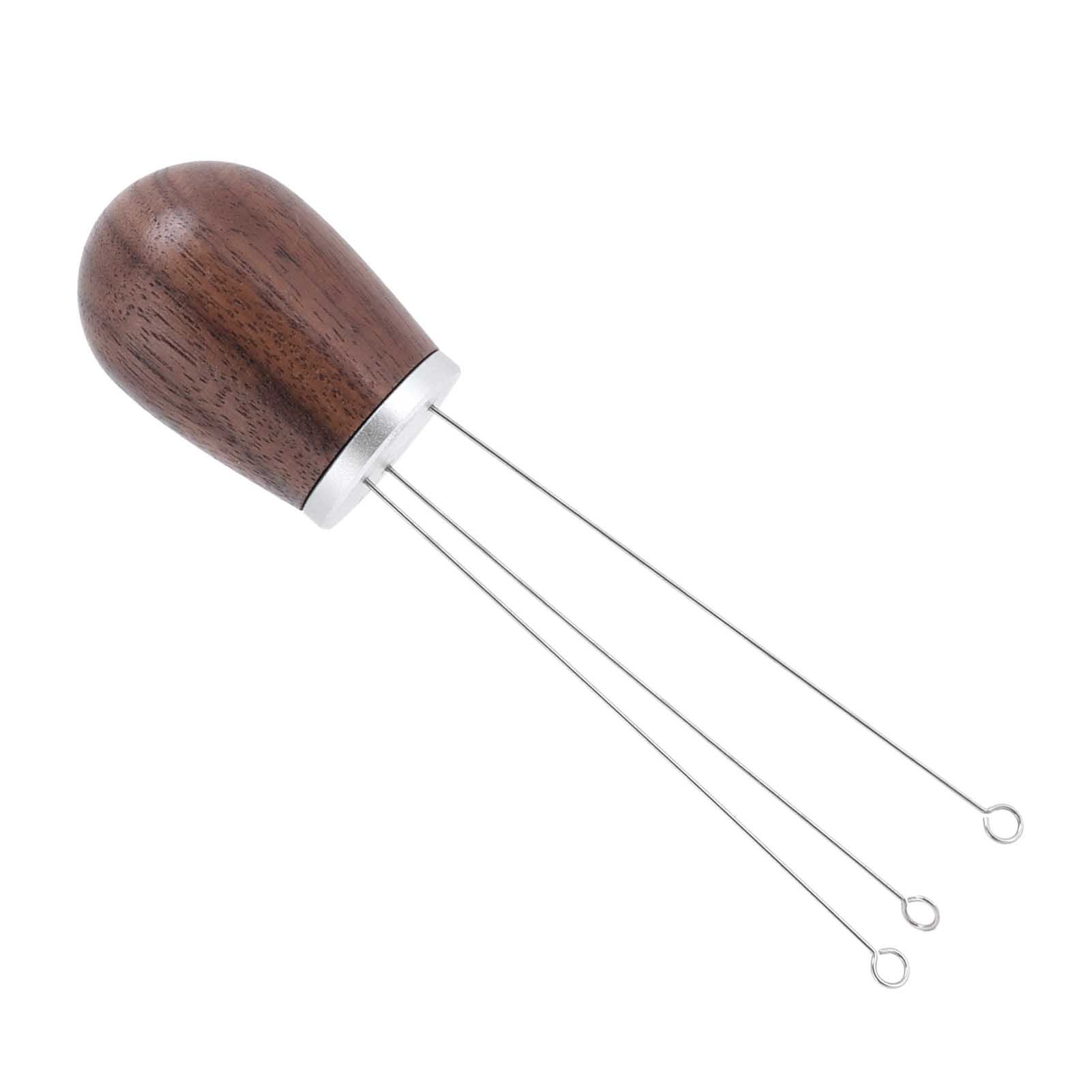 Coffee Power Needle Wooden Handle Coffee Stirrer Distribution Tool for Home view 6