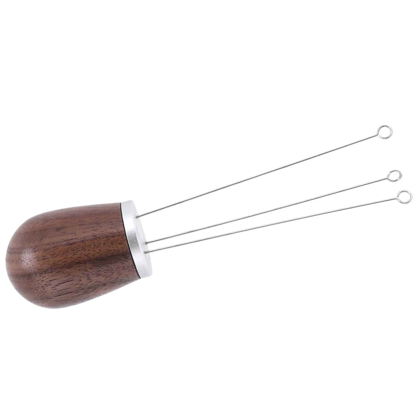 Coffee Power Needle Wooden Handle Coffee Stirrer Distribution Tool for Home view 8