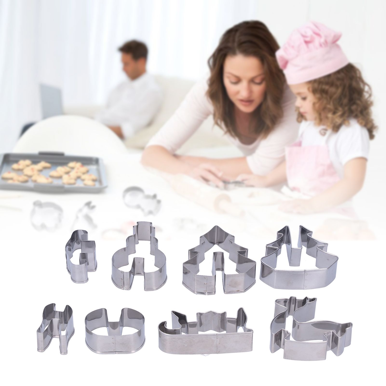 Biscuits Cutter Molds Stainless Steel Cookies Cutter for Cake Pastry view 11