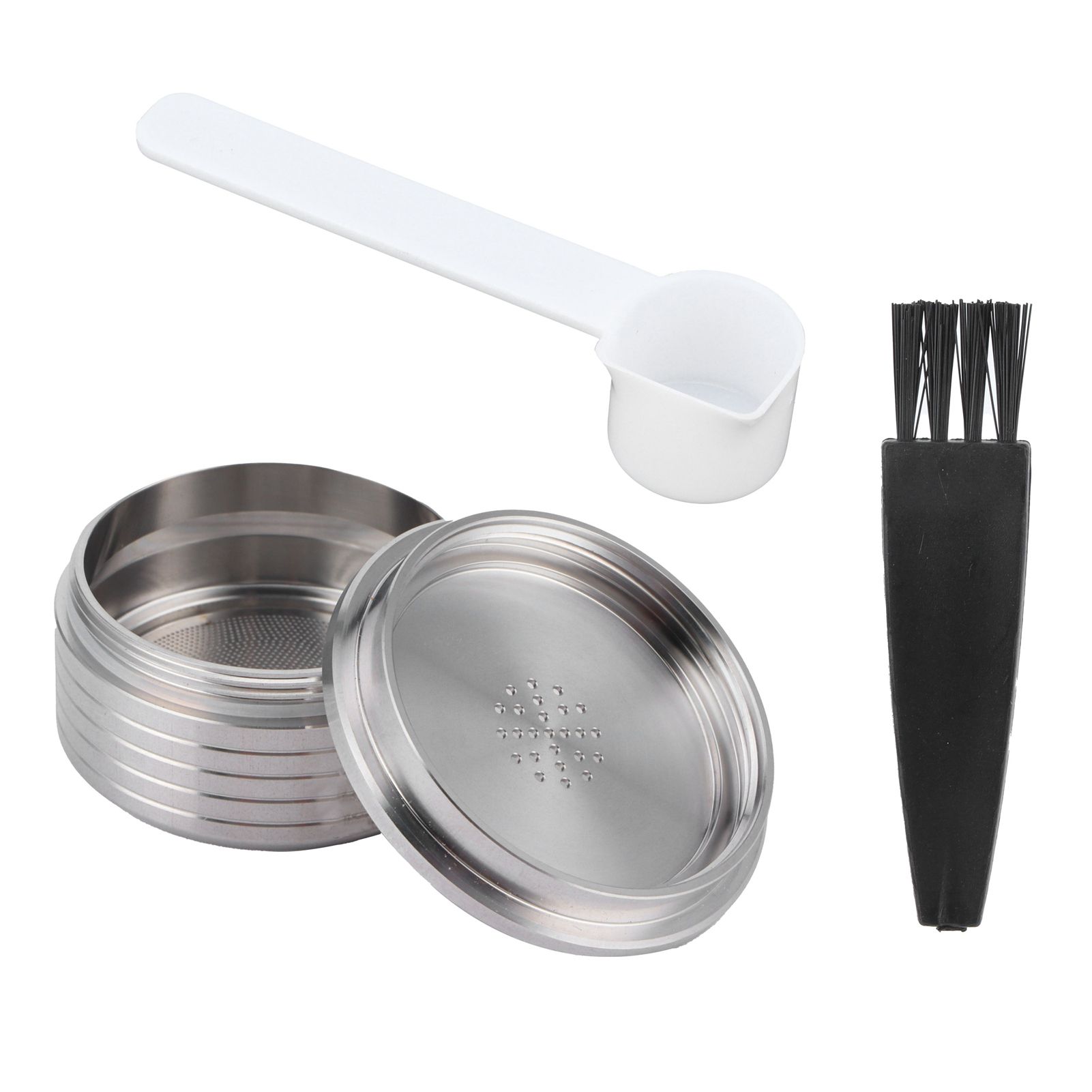 Reusable Coffee Capsule with Spoon Brush Fit for DELTA Q NDIQ7323 Coffee Maker view 4