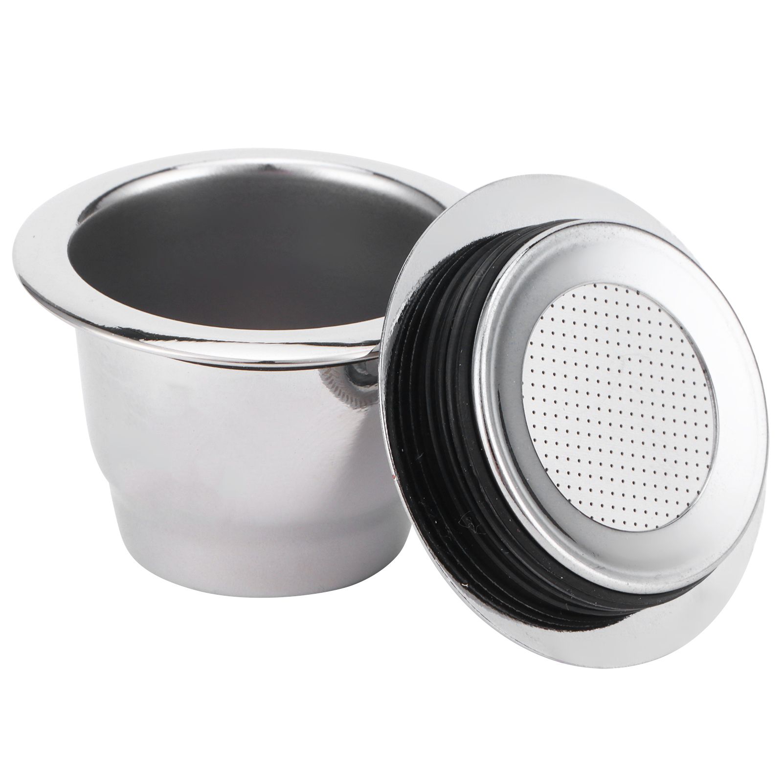 Coffee Capsule Spoon Brush Set Stainless Steel Filter DIY Coffee Machine Supplies view 8