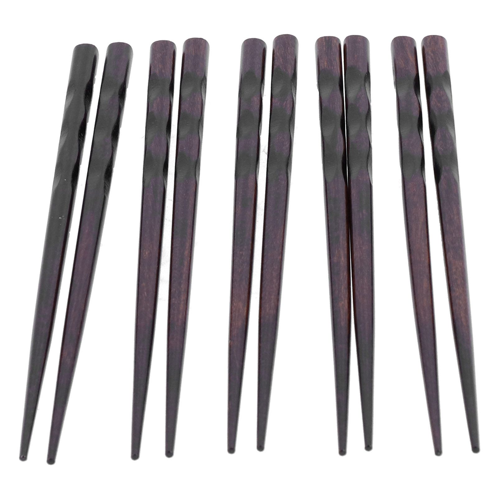 5 Pair Chopsticks Japanese Style Reusable Wood Chopstick Tableware Kitchen view 4