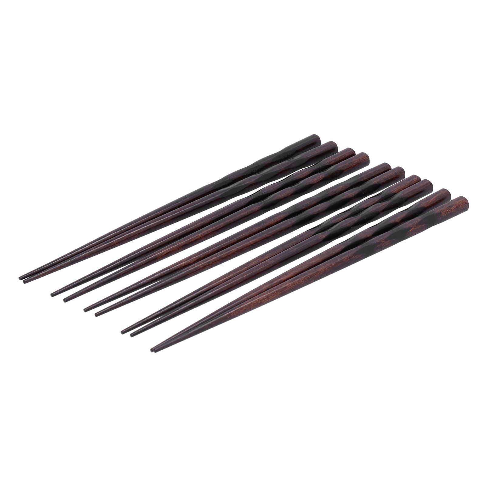 5 Pair Chopsticks Japanese Style Reusable Wood Chopstick Tableware Kitchen view 5