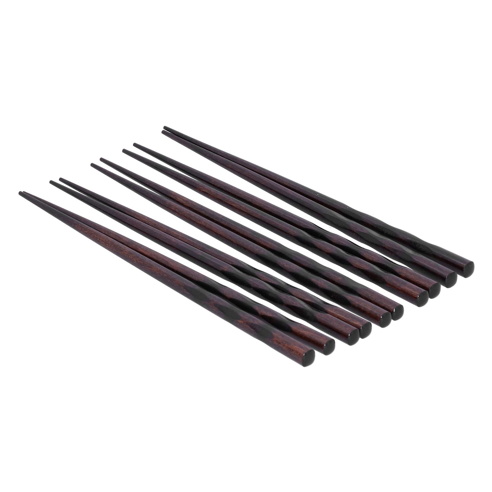 5 Pair Chopsticks Japanese Style Reusable Wood Chopstick Tableware Kitchen view 6