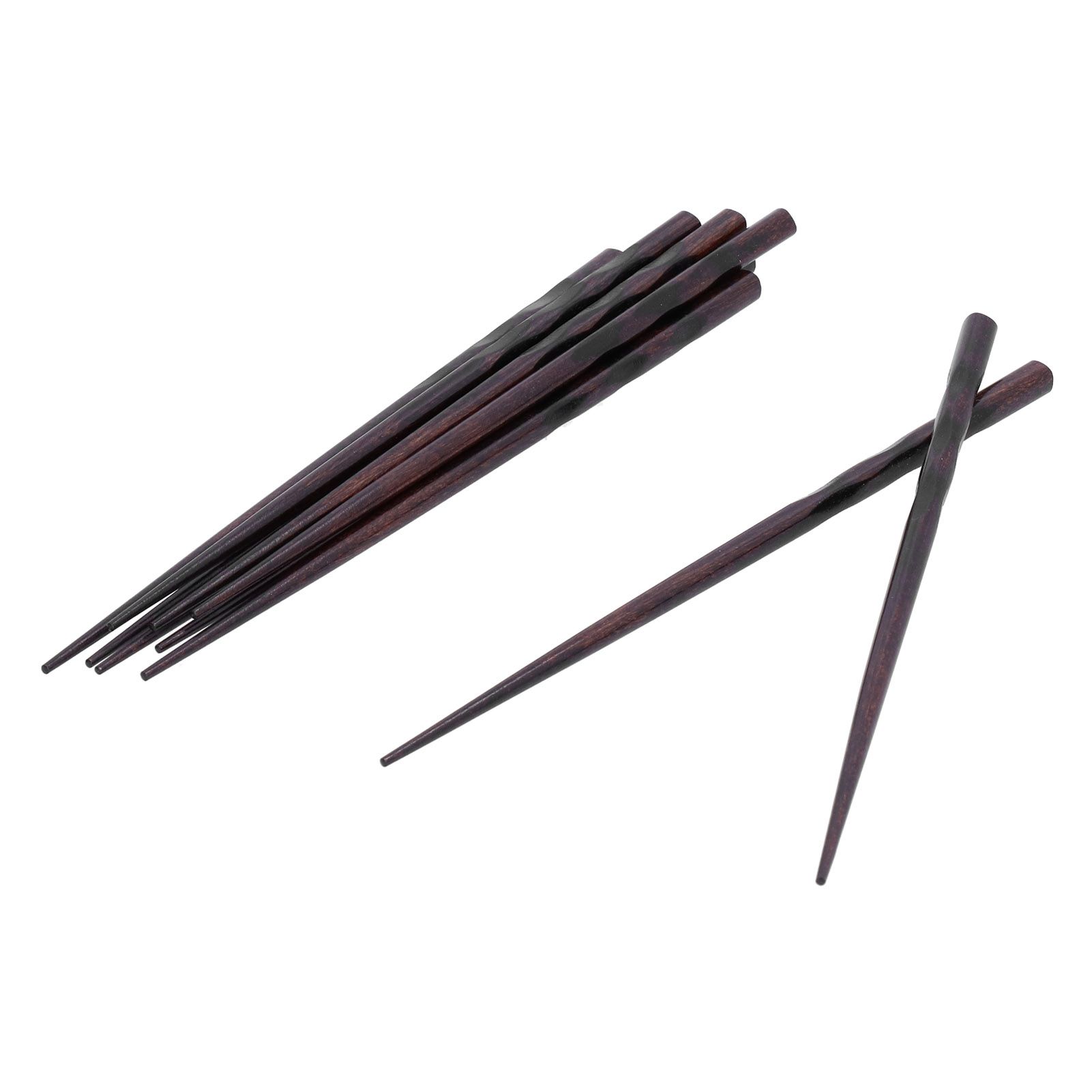 5 Pair Chopsticks Japanese Style Reusable Wood Chopstick Tableware Kitchen view 9