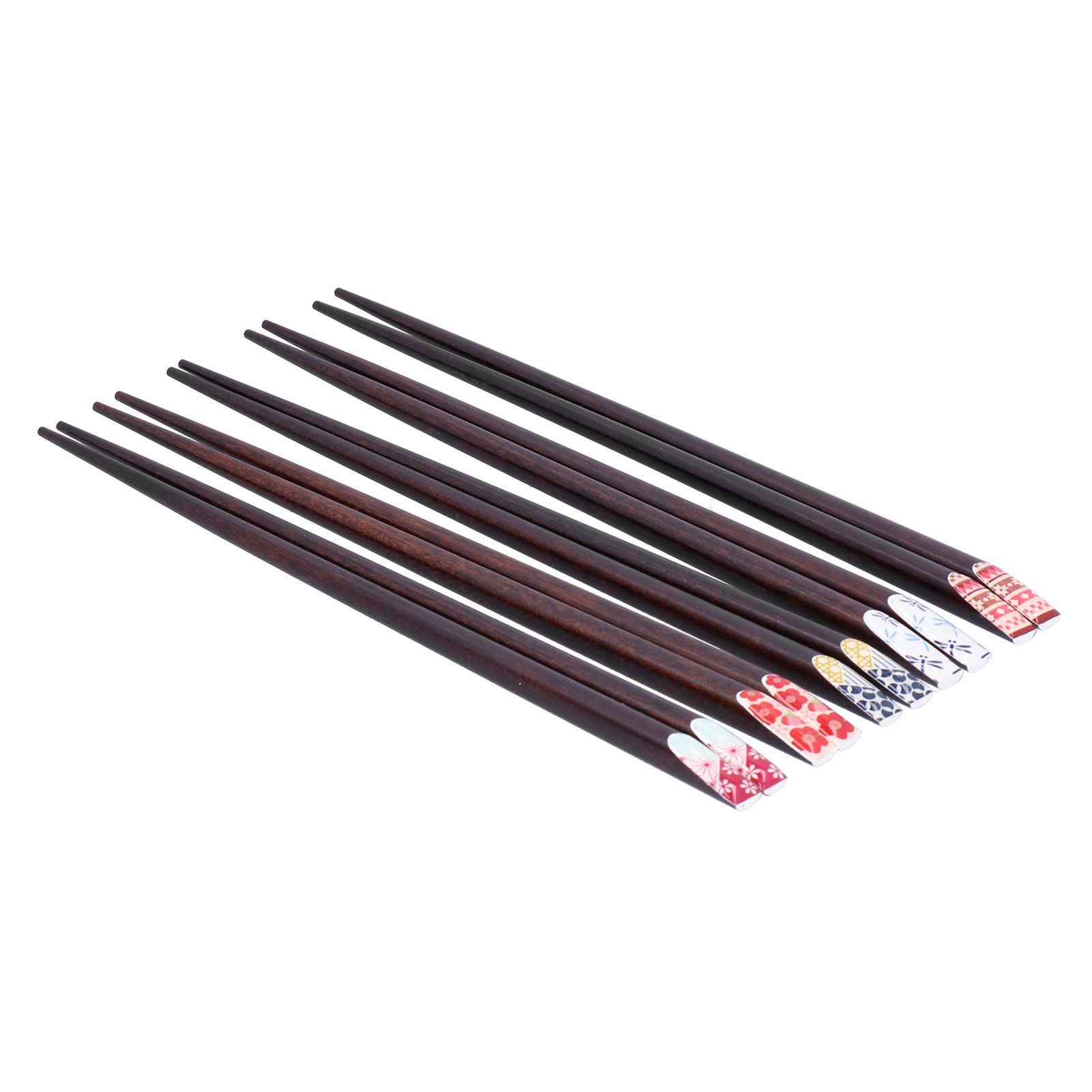 5 Pair Wood Chopsticks Set Innovative Japanese Style Reusable Chopstick view 8